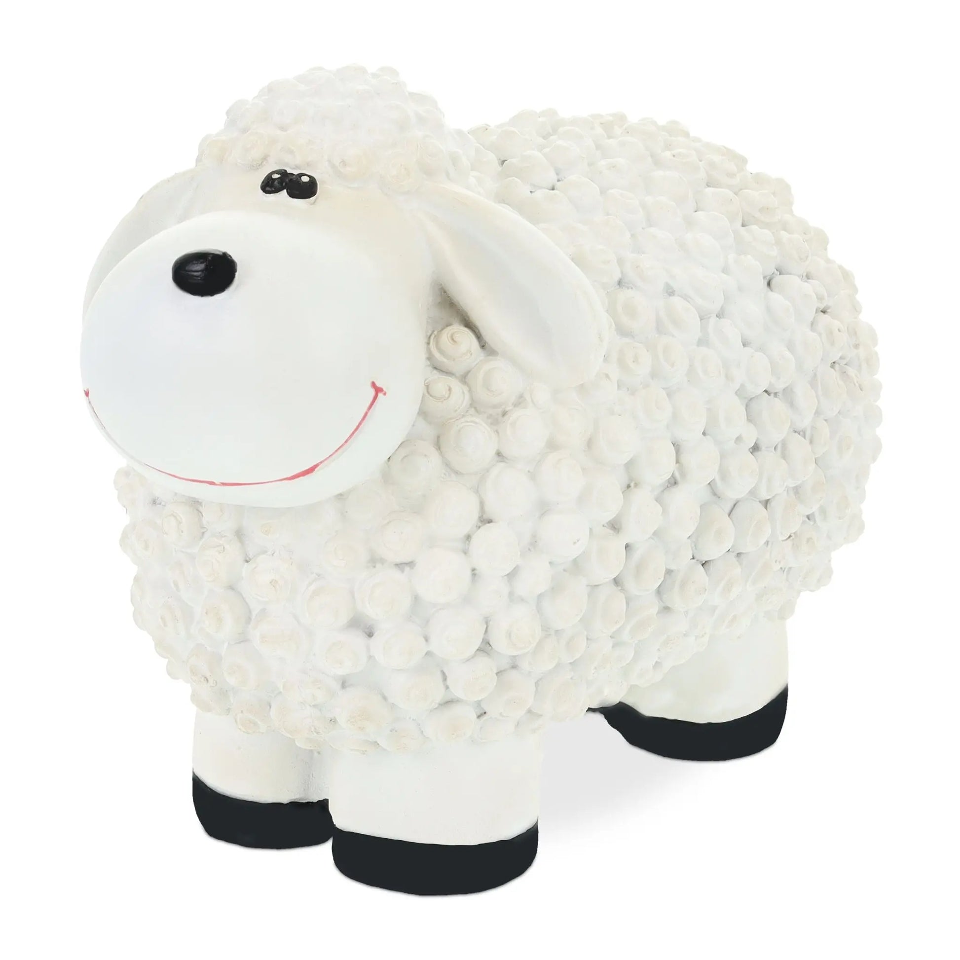 Gartenfigur Schaf Weiss-Schwarz von Relaxdays
