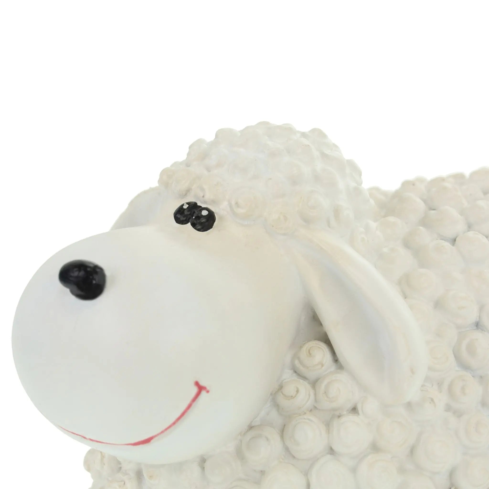 Gartenfigur Schaf Weiss-Schwarz von Relaxdays