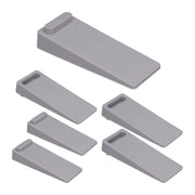 Türstopper Keil 6er-Set Grau von Relaxdays