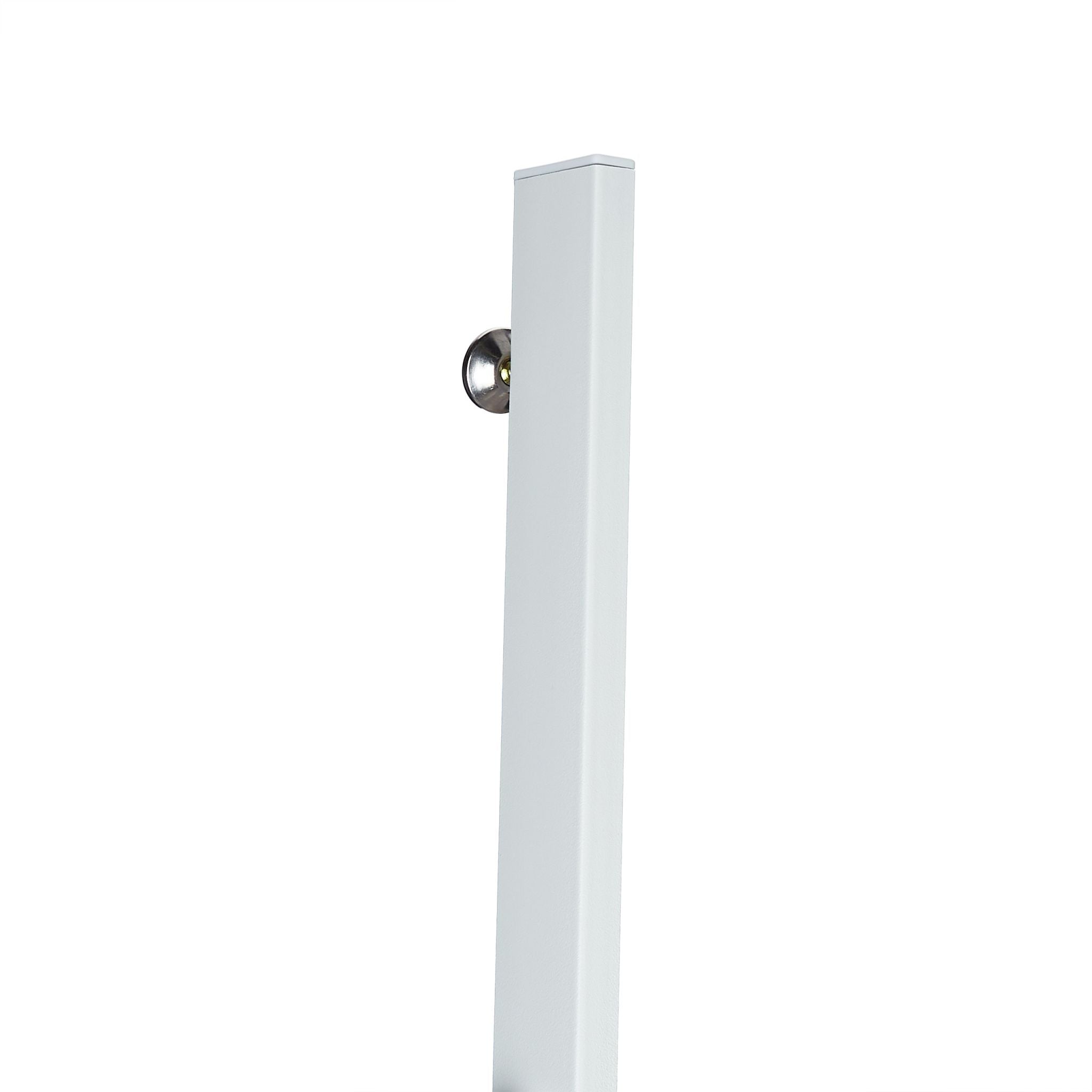 Handtuchleiter Holz & Metall Weiss-Hellbraun von Relaxdays