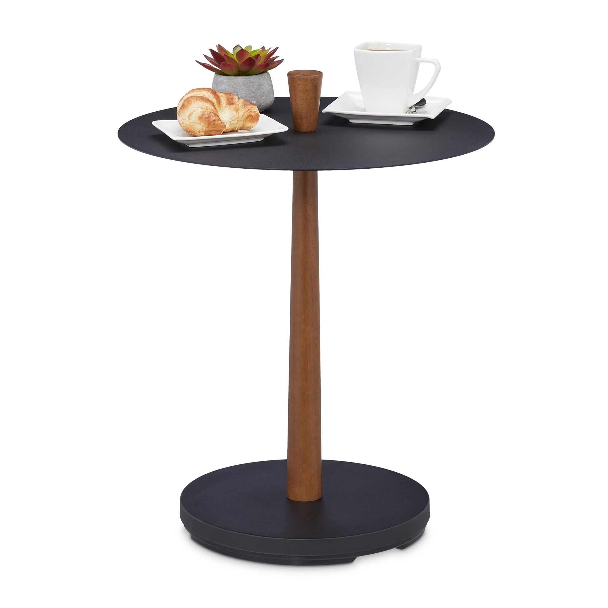 Beistelltisch Industrial Design Braun-Schwarz von Relaxdays