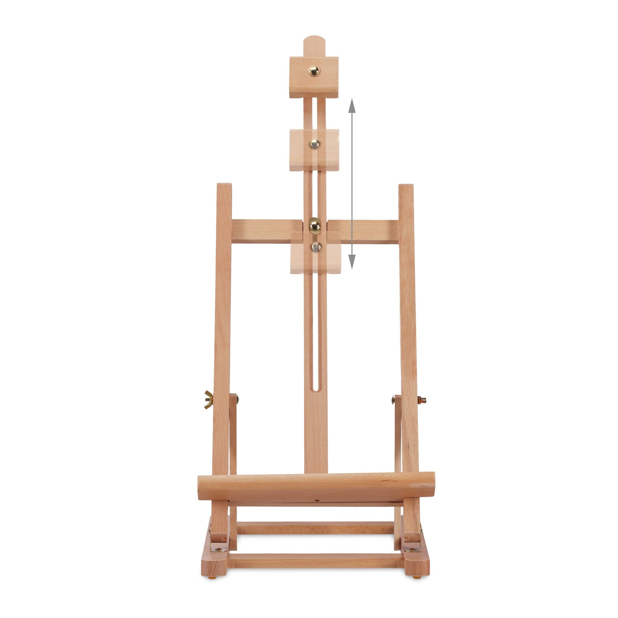 Tischstaffelei XL Buchenholz Hellbraun von Relaxdays