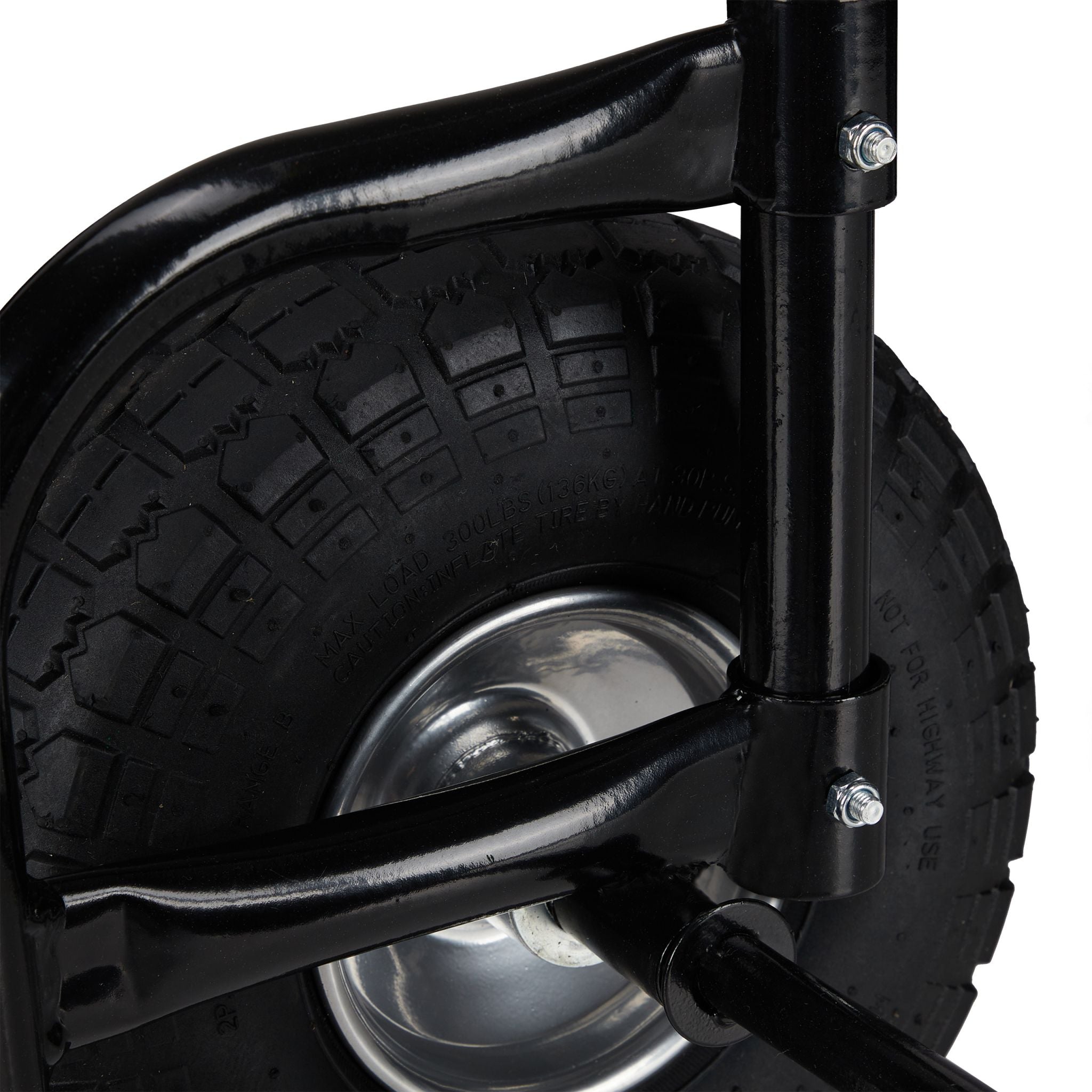 Kaminholzwagen Stahl Schwarz von Relaxdays