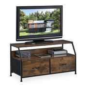 TV Board Industrial Style Braun-Schwarz von Relaxdays