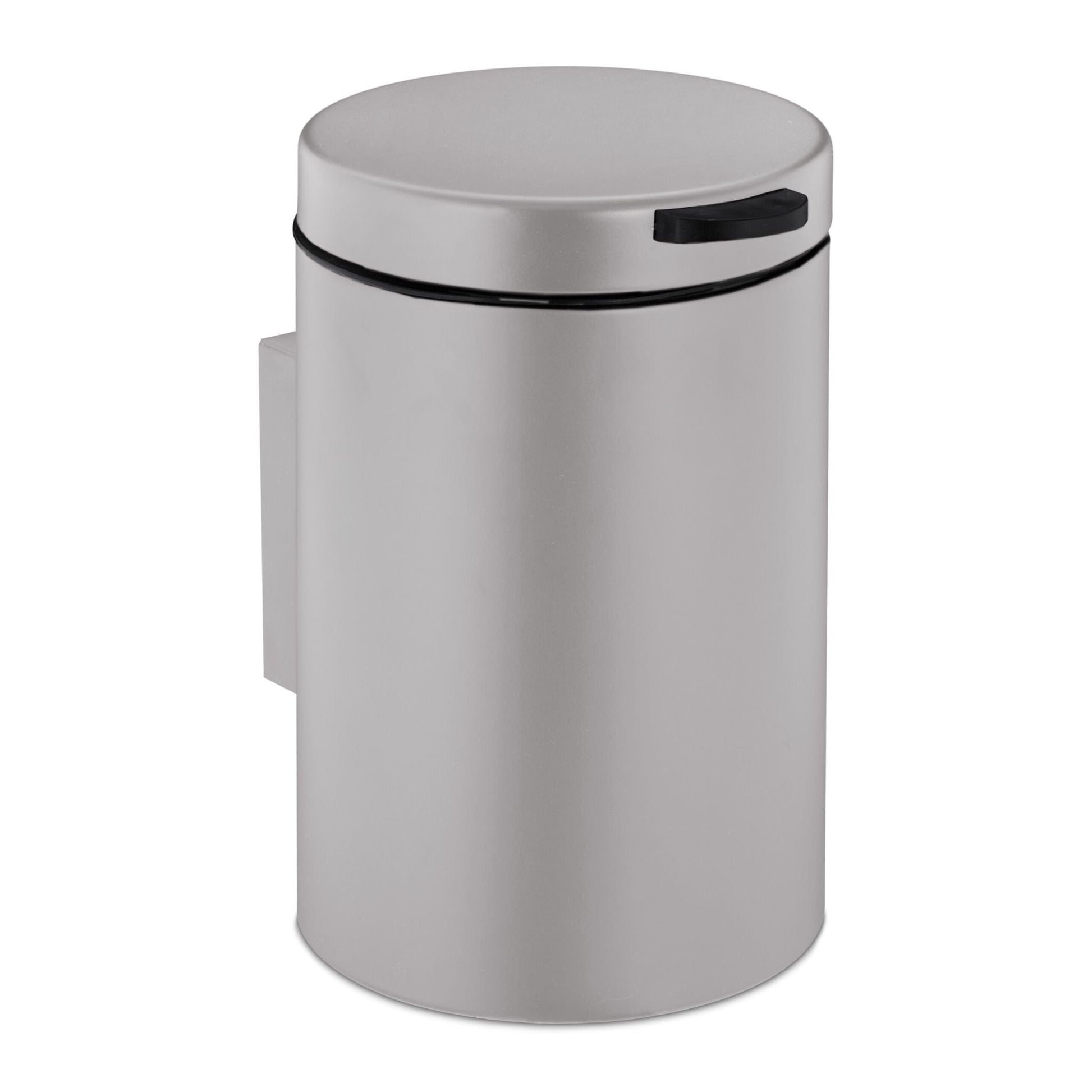 Kosmetikeimer Wandmontage 3 Liter Beige-Schwarz von Relaxdays