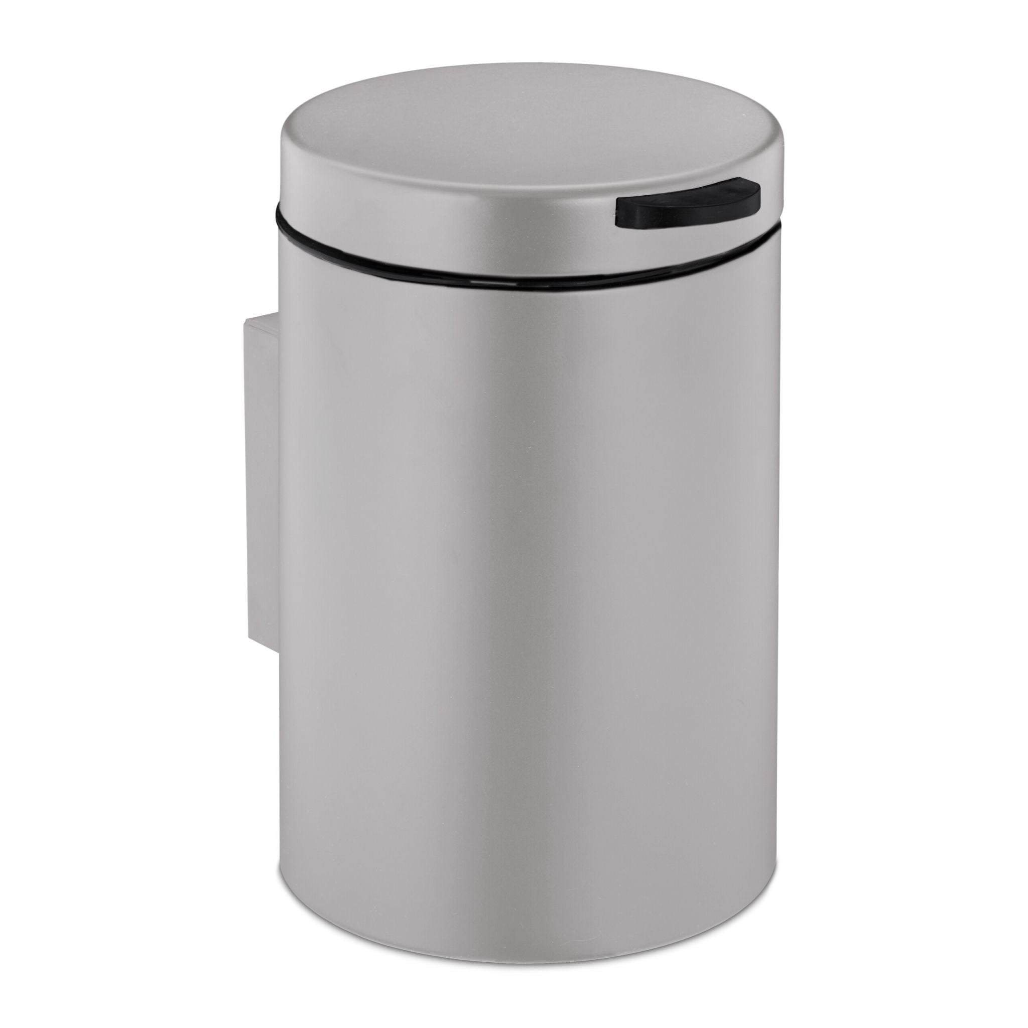 Kosmetikeimer Wandmontage 3 Liter Beige-Schwarz von Relaxdays