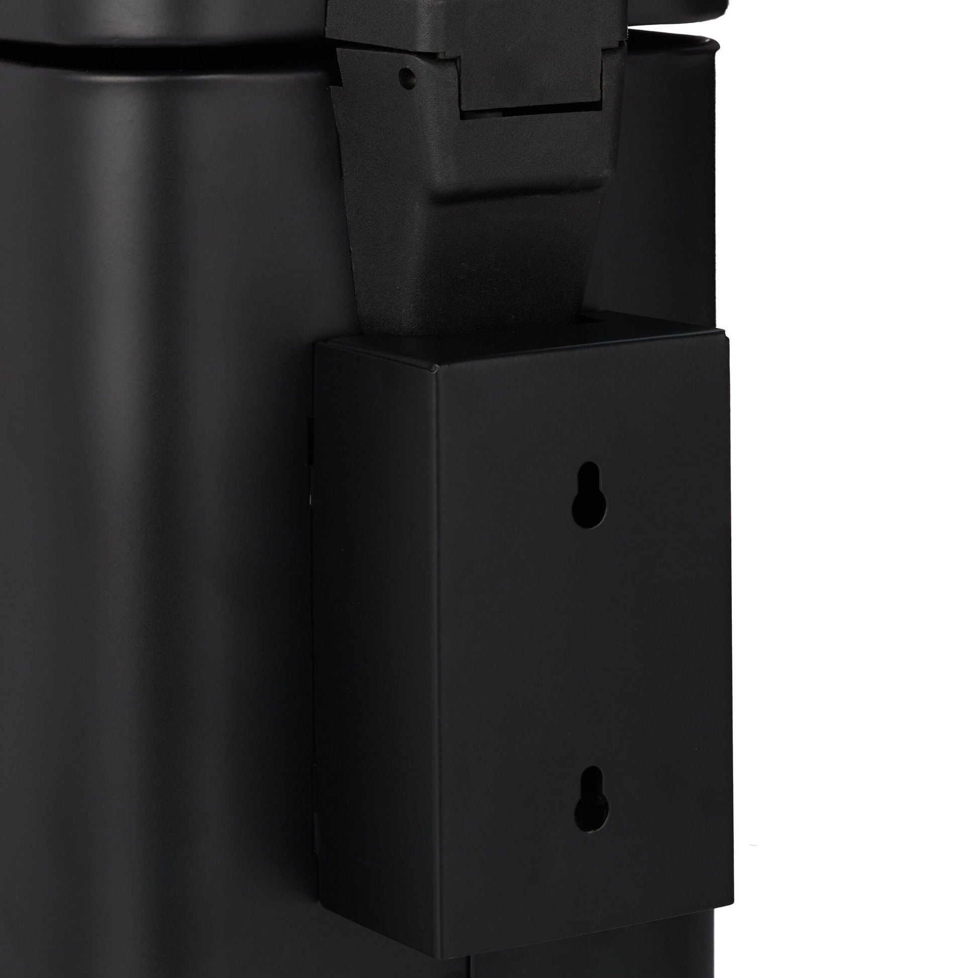 Kosmetikeimer Wandmontage 3 Liter Schwarz von Relaxdays