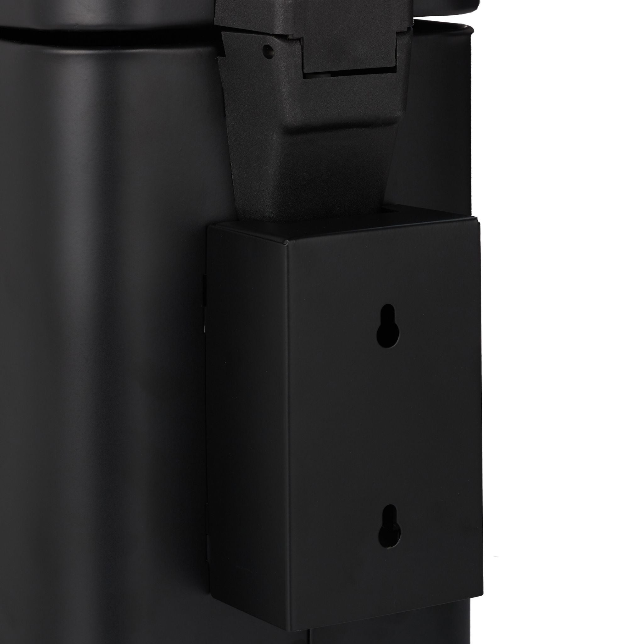 Kosmetikeimer Wandmontage 3 Liter Schwarz von Relaxdays