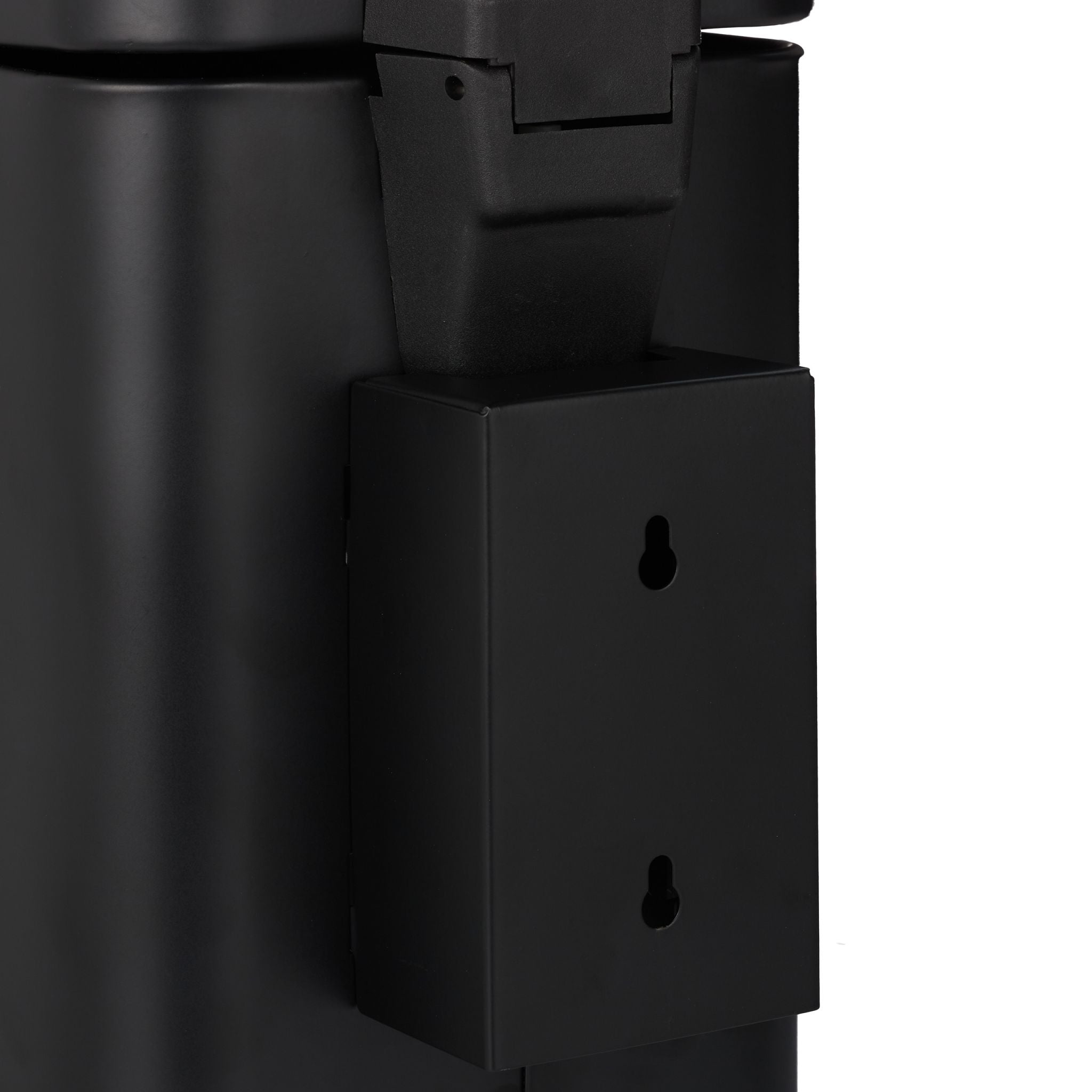 Kosmetikeimer Wandmontage 3 Liter Schwarz von Relaxdays