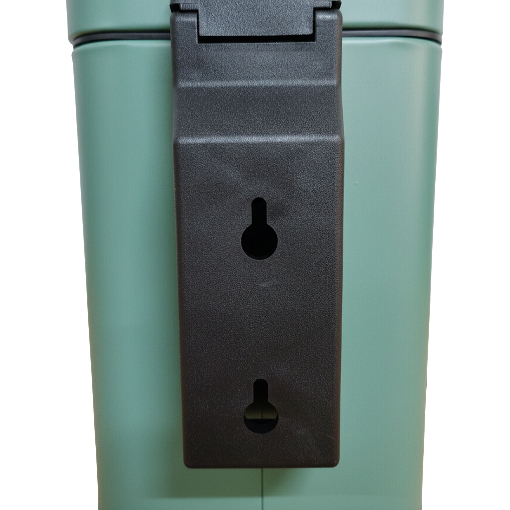 Kosmetikeimer Wandmontage 3 Liter Dunkelgrün-Schwarz von Relaxdays