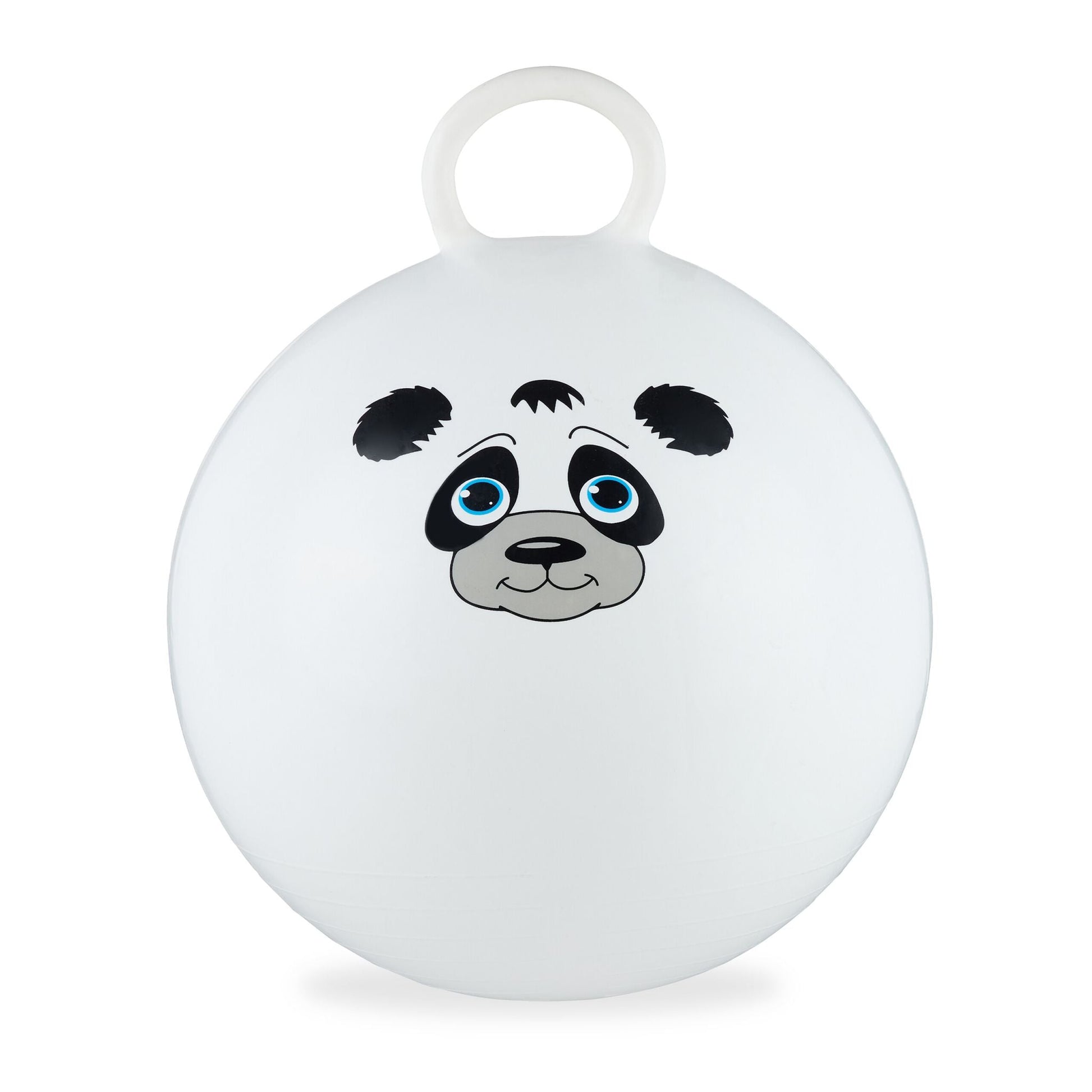 Hüpfball für Kinder mit Tiermotiv Weiss von Relaxdays