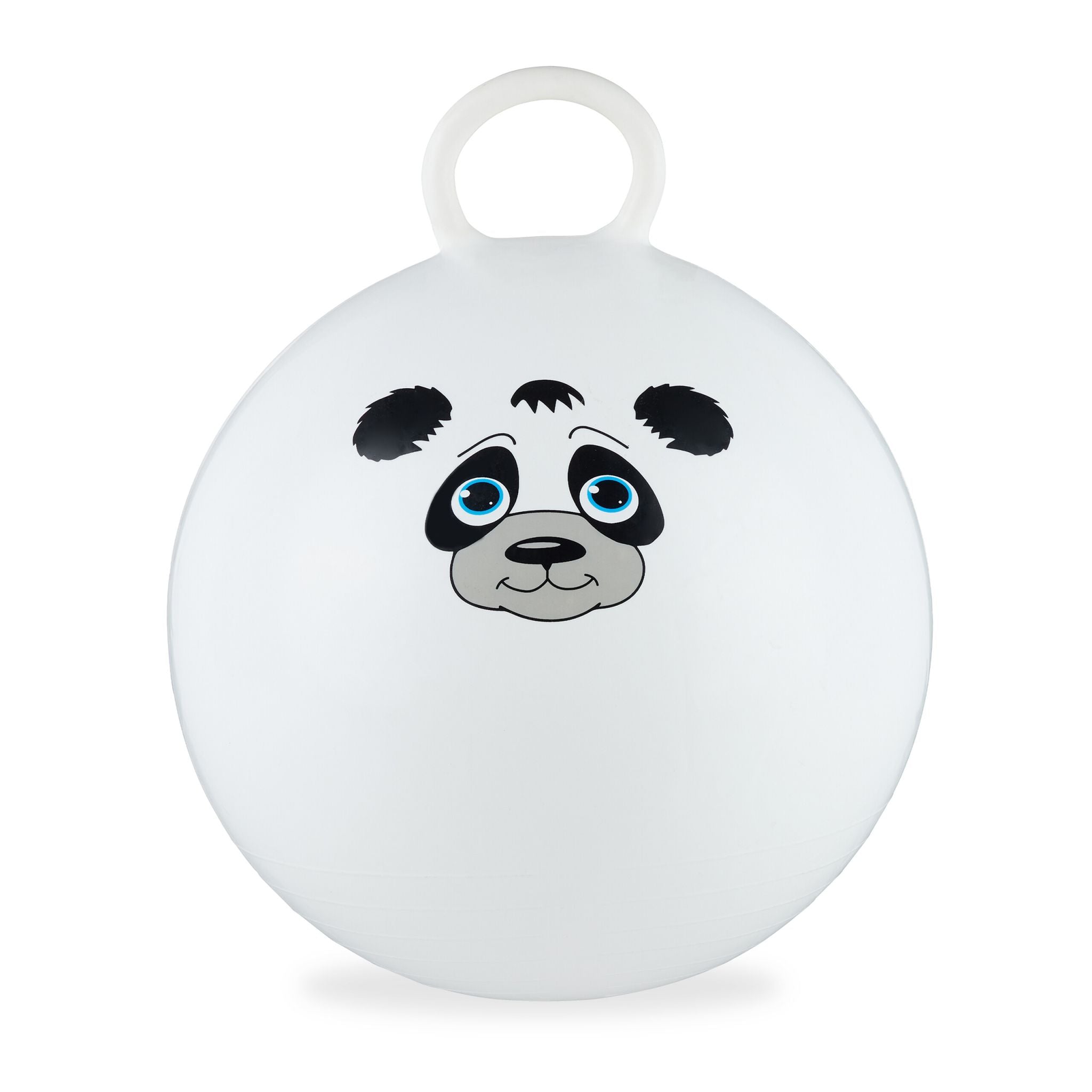 Hüpfball für Kinder mit Tiermotiv Weiss von Relaxdays
