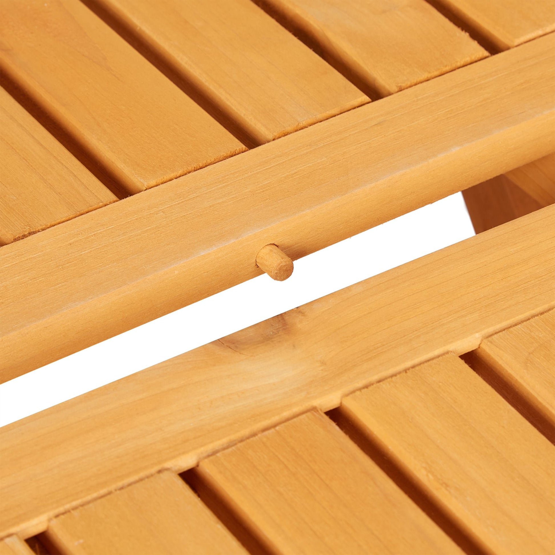 Kleiner Klapptisch Holz Hellbraun von Relaxdays