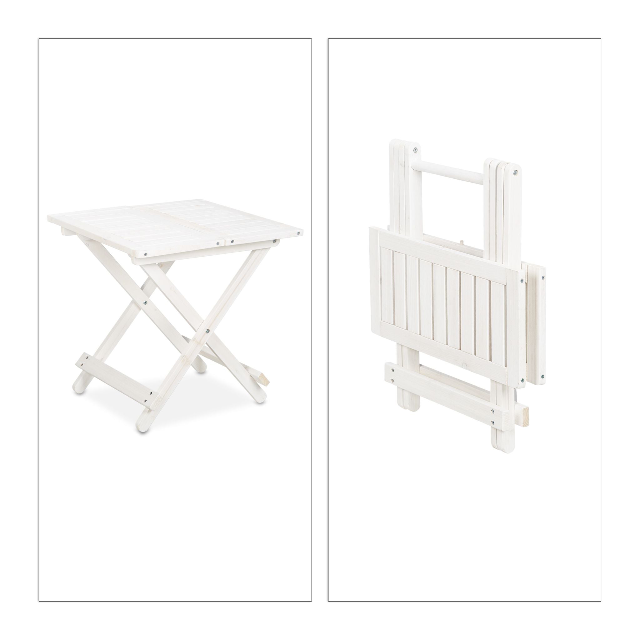 Klapptisch Holz Weiss von Relaxdays