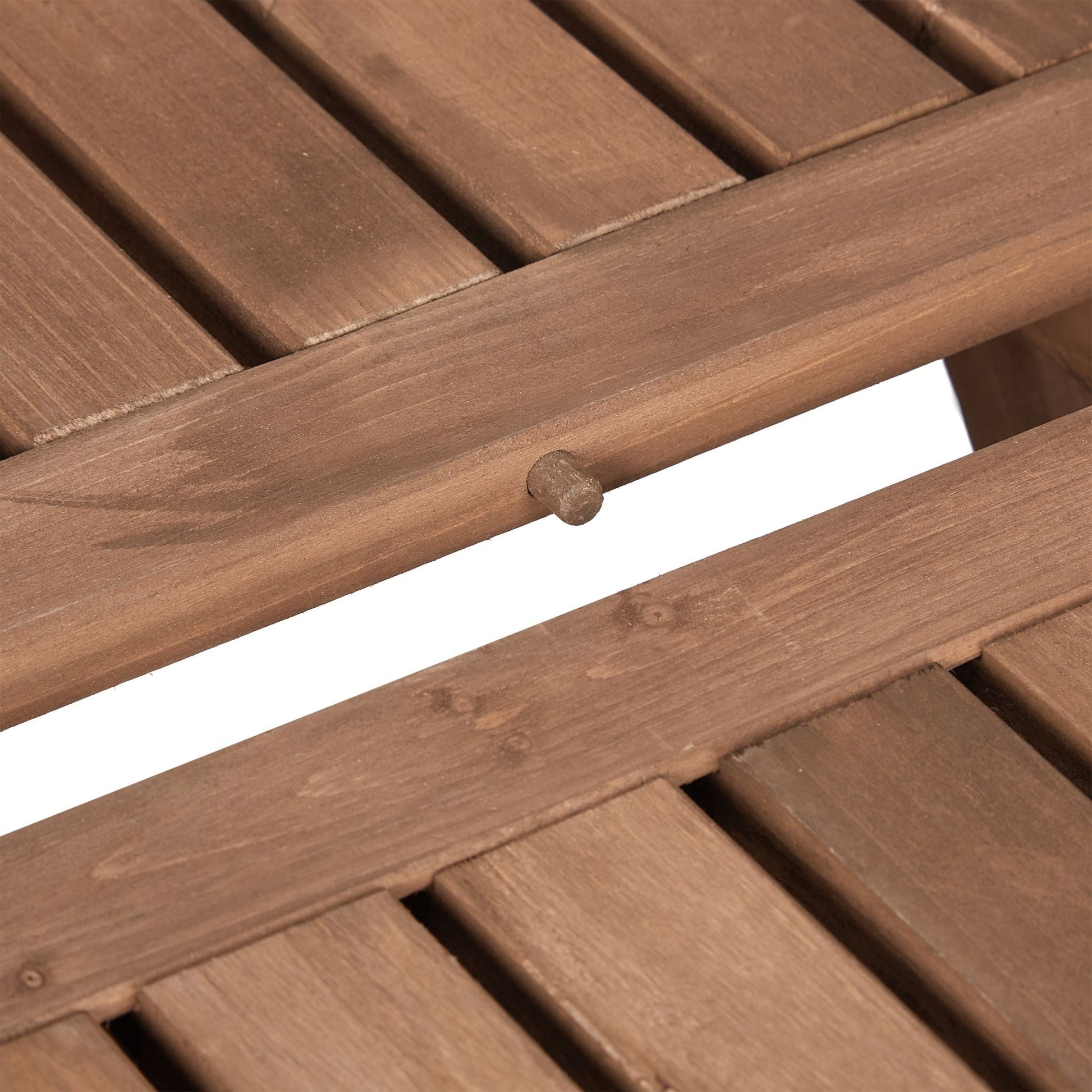 Klapptisch Holz Braun von Relaxdays