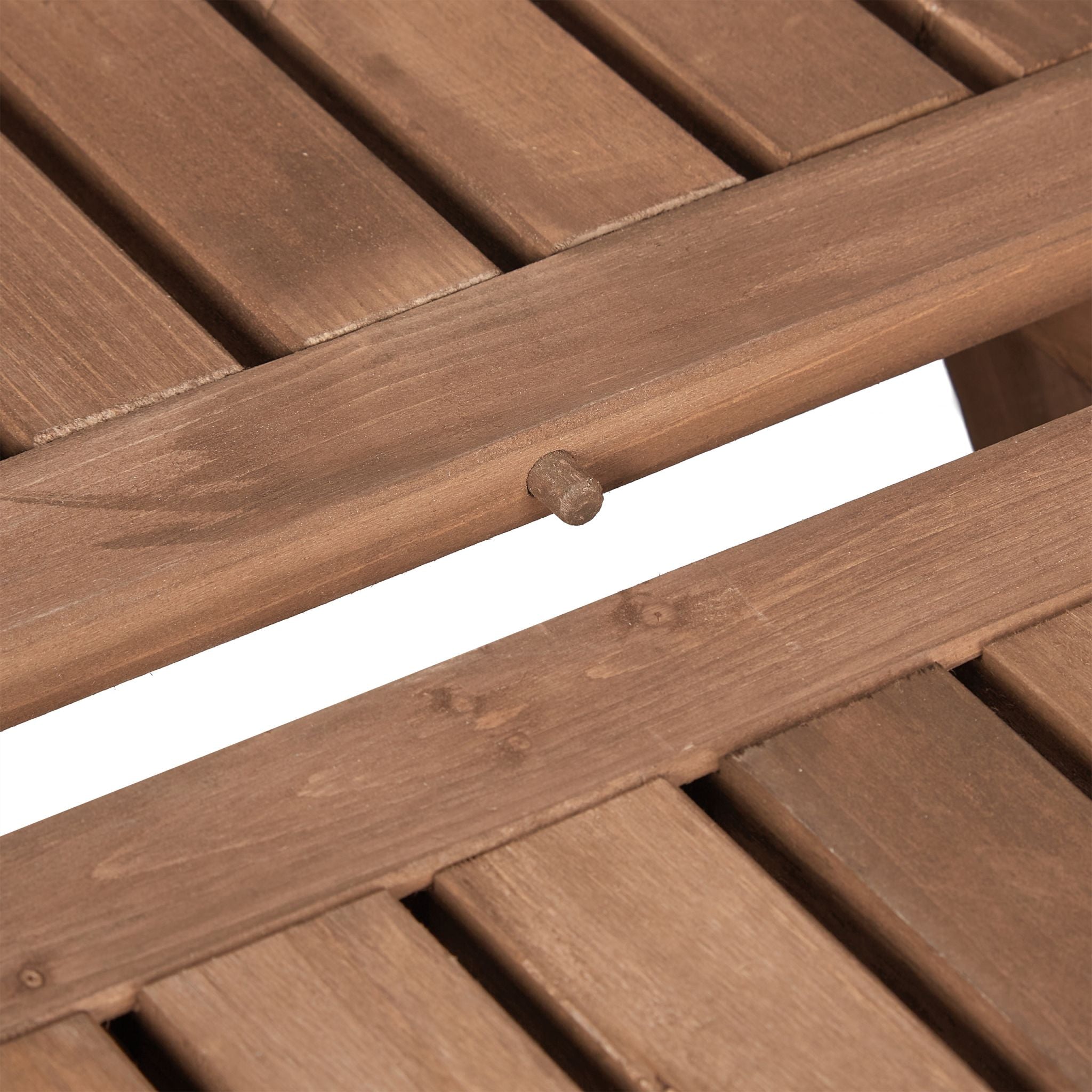 Klapptisch Holz Braun von Relaxdays