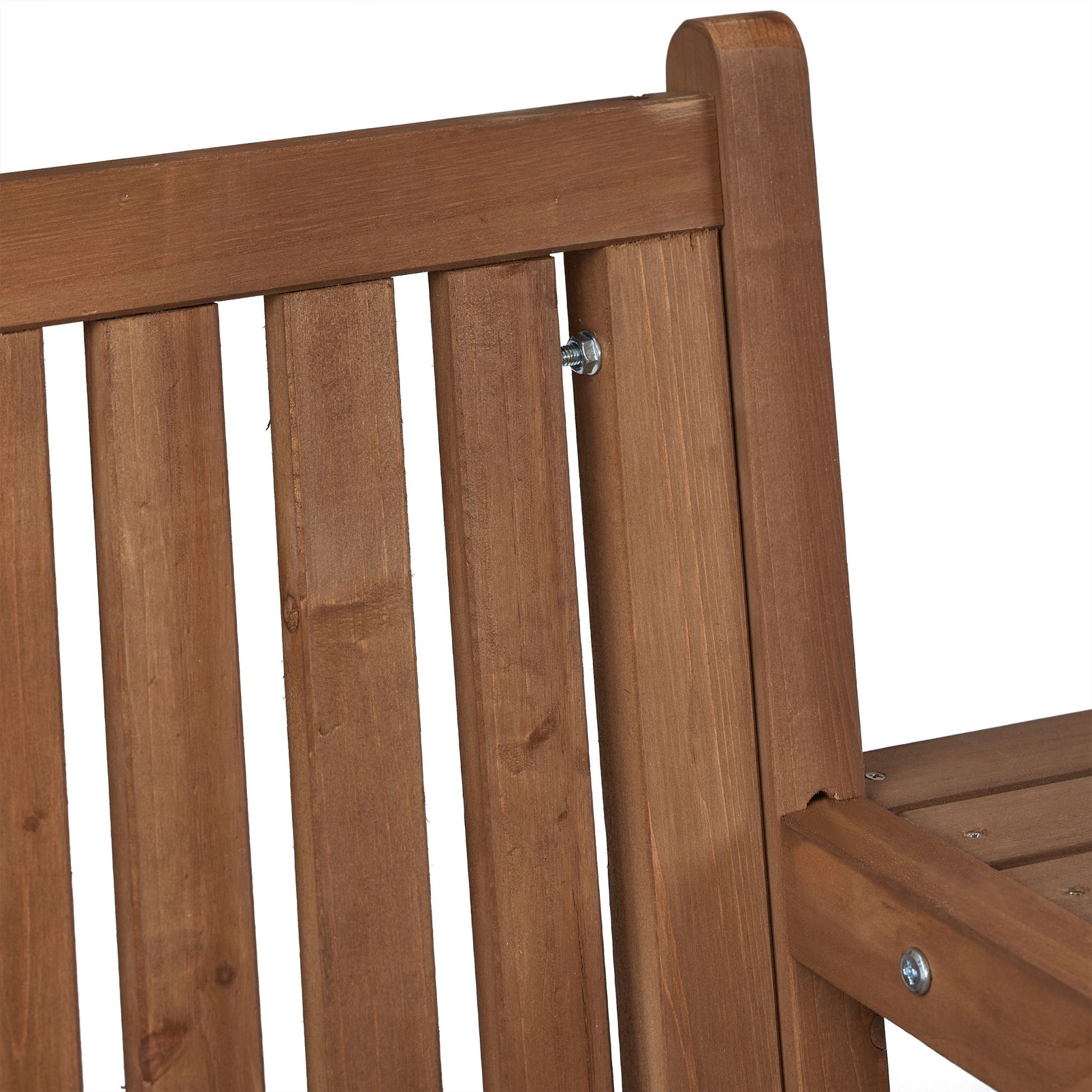 Gartenbank mit Tisch Braun von Relaxdays
