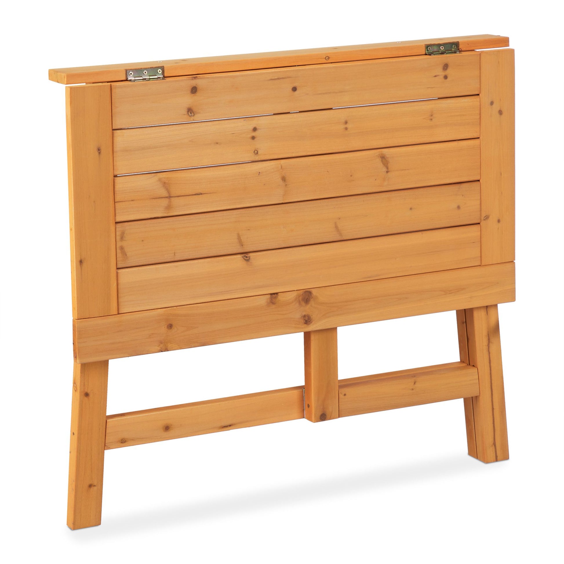 Rechteckiger Klapptisch Holz Hellbraun von Relaxdays