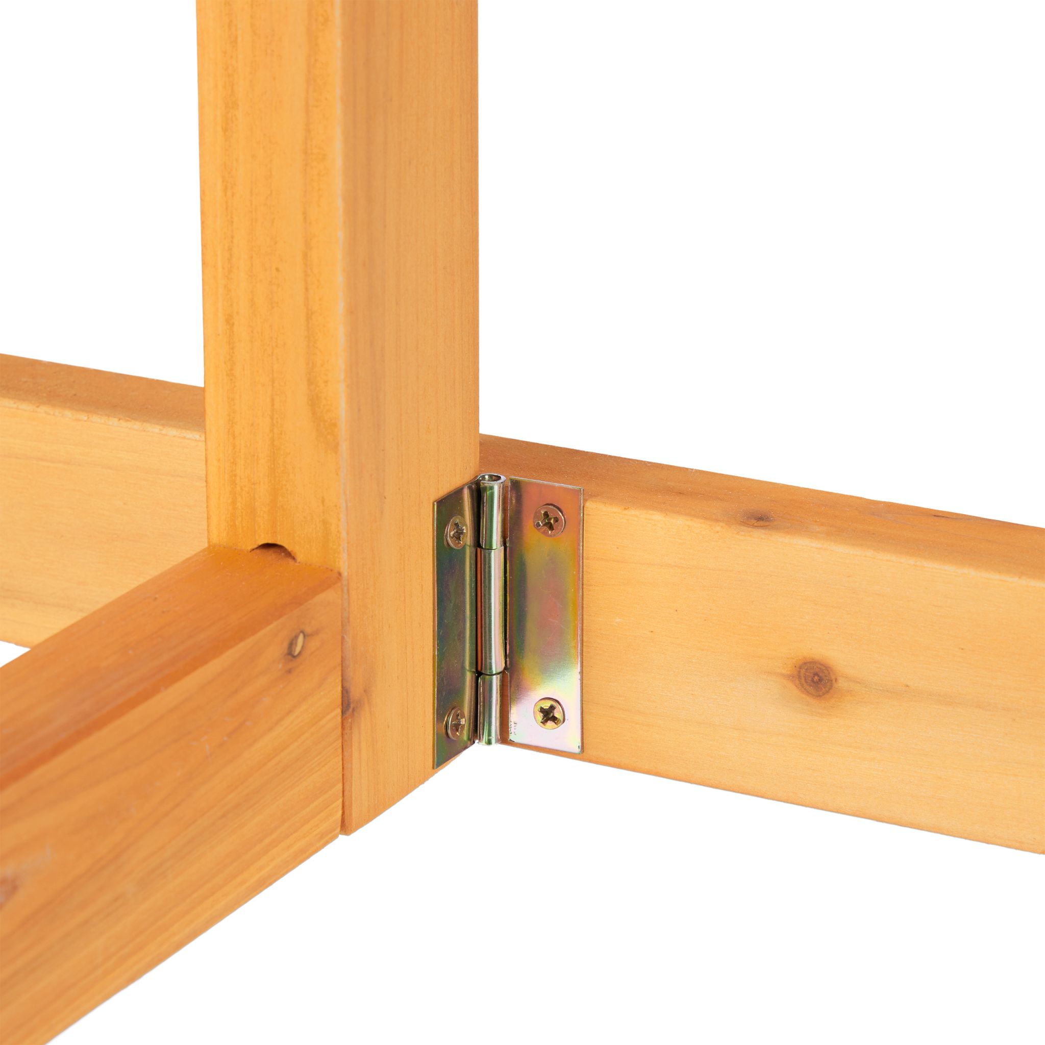 Rechteckiger Klapptisch Holz Hellbraun von Relaxdays