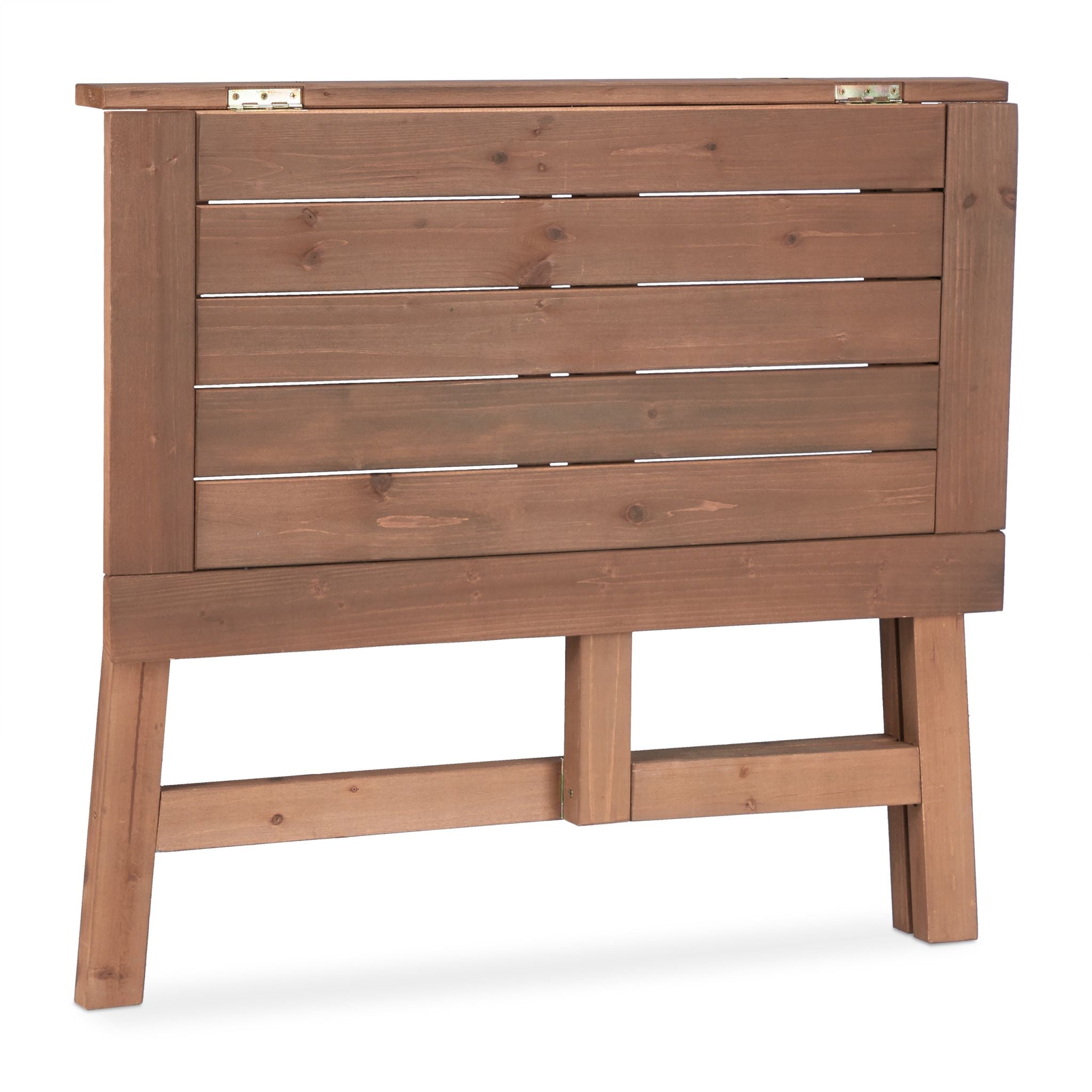 Rechteckiger Klapptisch Holz Dunkelbraun von Relaxdays