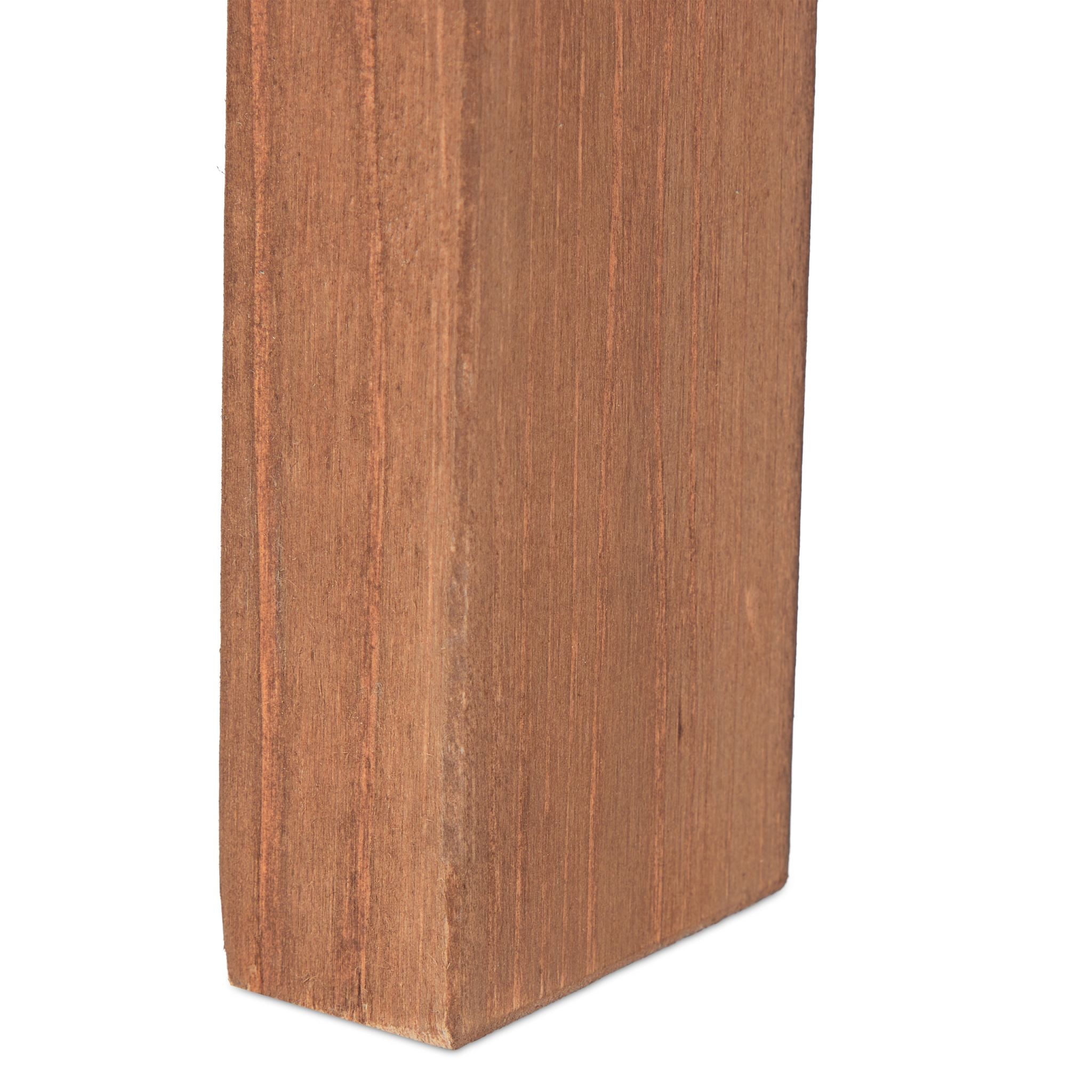 Rechteckiger Klapptisch Holz Dunkelbraun von Relaxdays