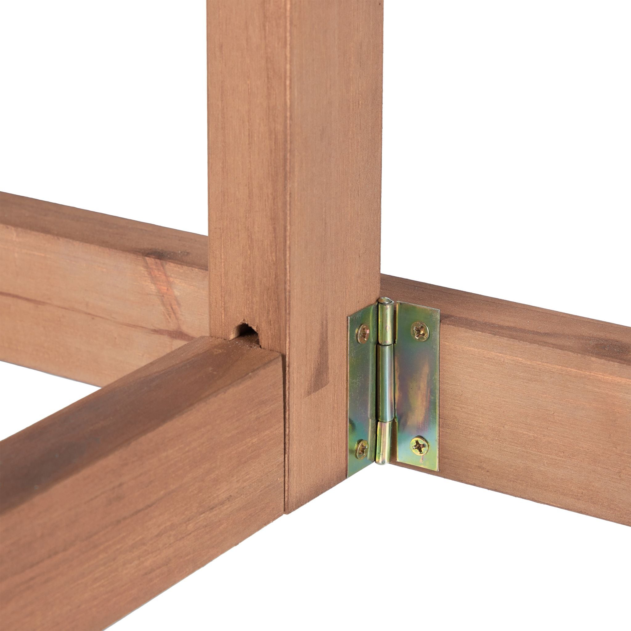 Rechteckiger Klapptisch Holz Dunkelbraun von Relaxdays