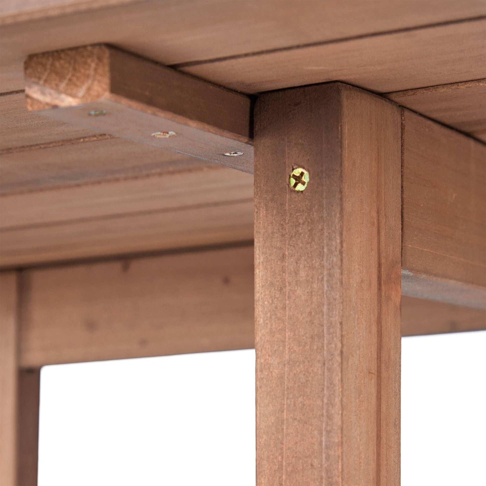 Rechteckiger Klapptisch Holz Dunkelbraun von Relaxdays