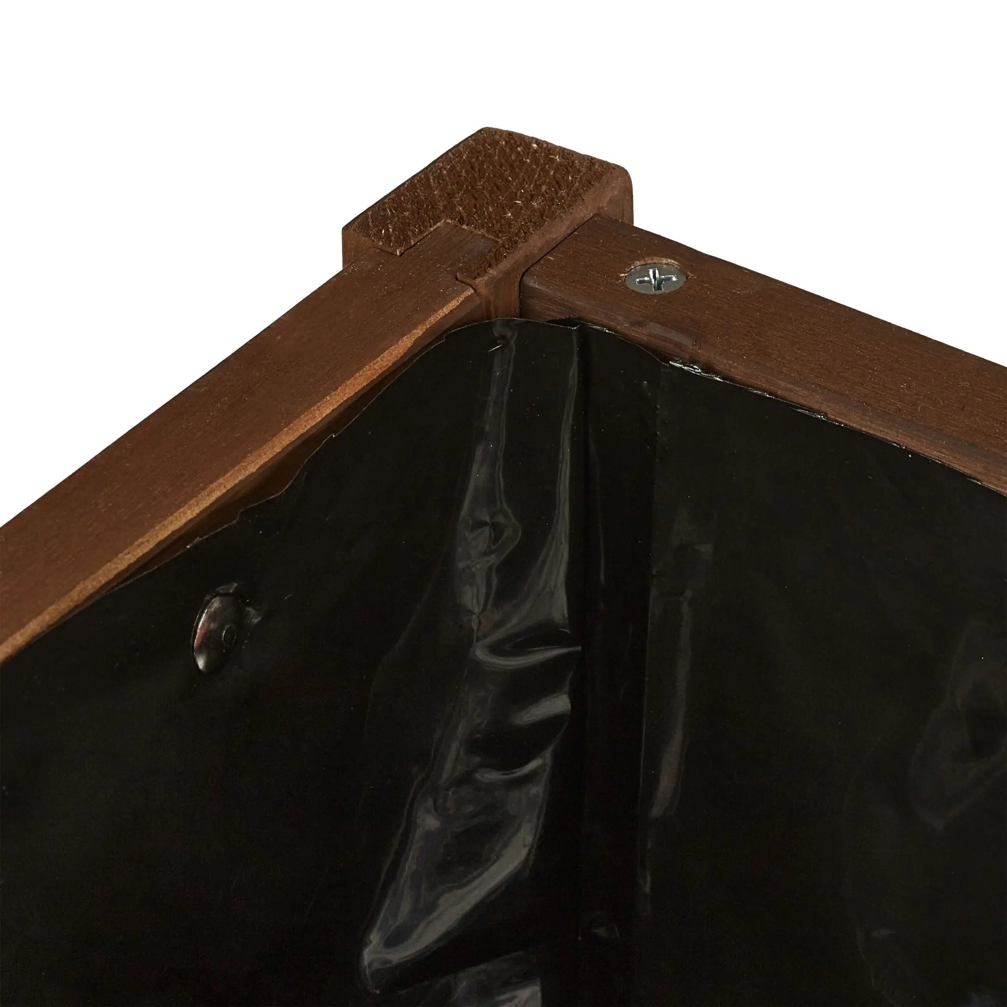Hochbeet Tannenholz Braun-Schwarz von Relaxdays