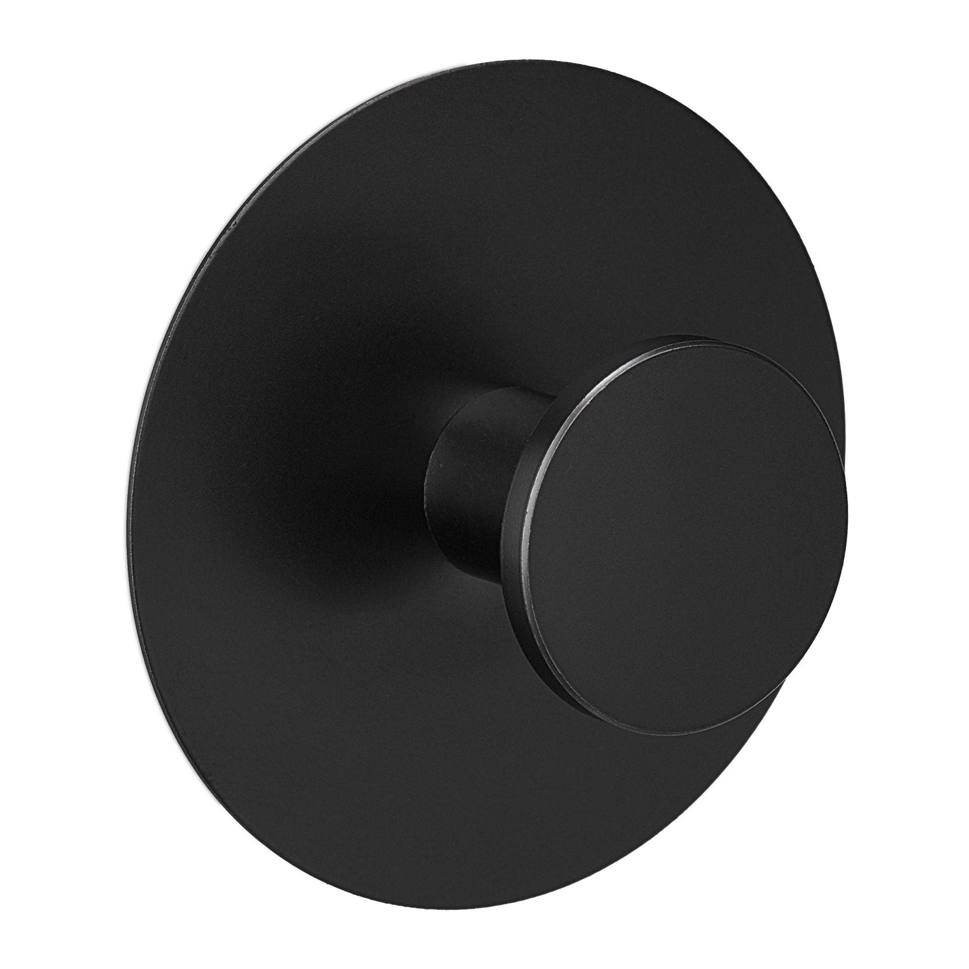 Selbstklebende Haken 4er-Set Schwarz von Relaxdays
