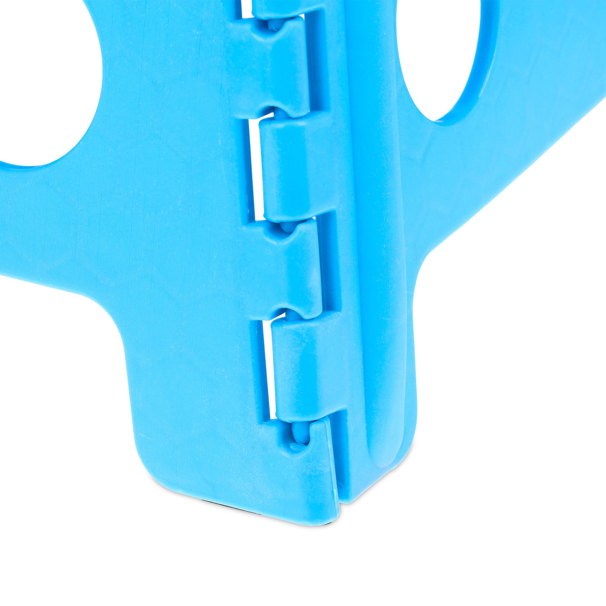 Klapphocker faltbar XL Blau Weiss-Hellblau von Relaxdays