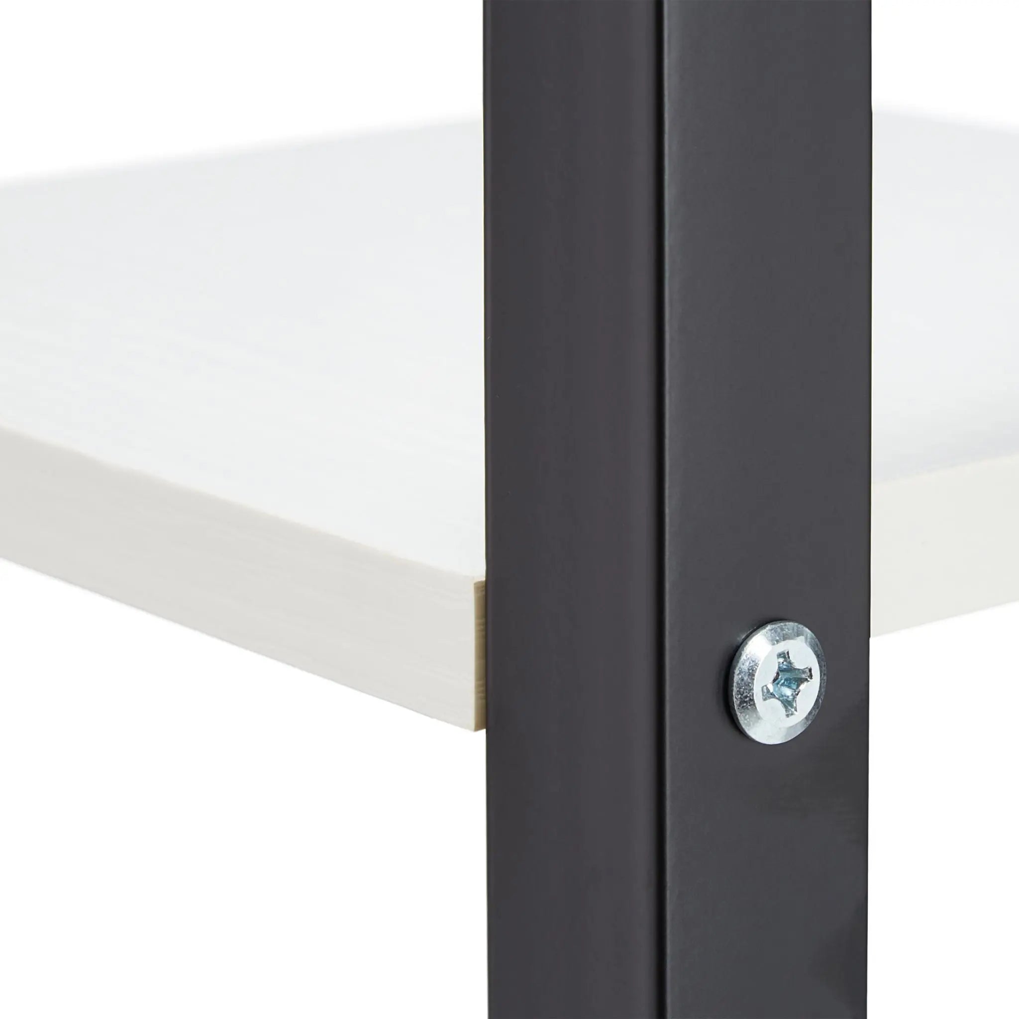 Blumenregal Metall Weiss-Schwarz von Relaxdays