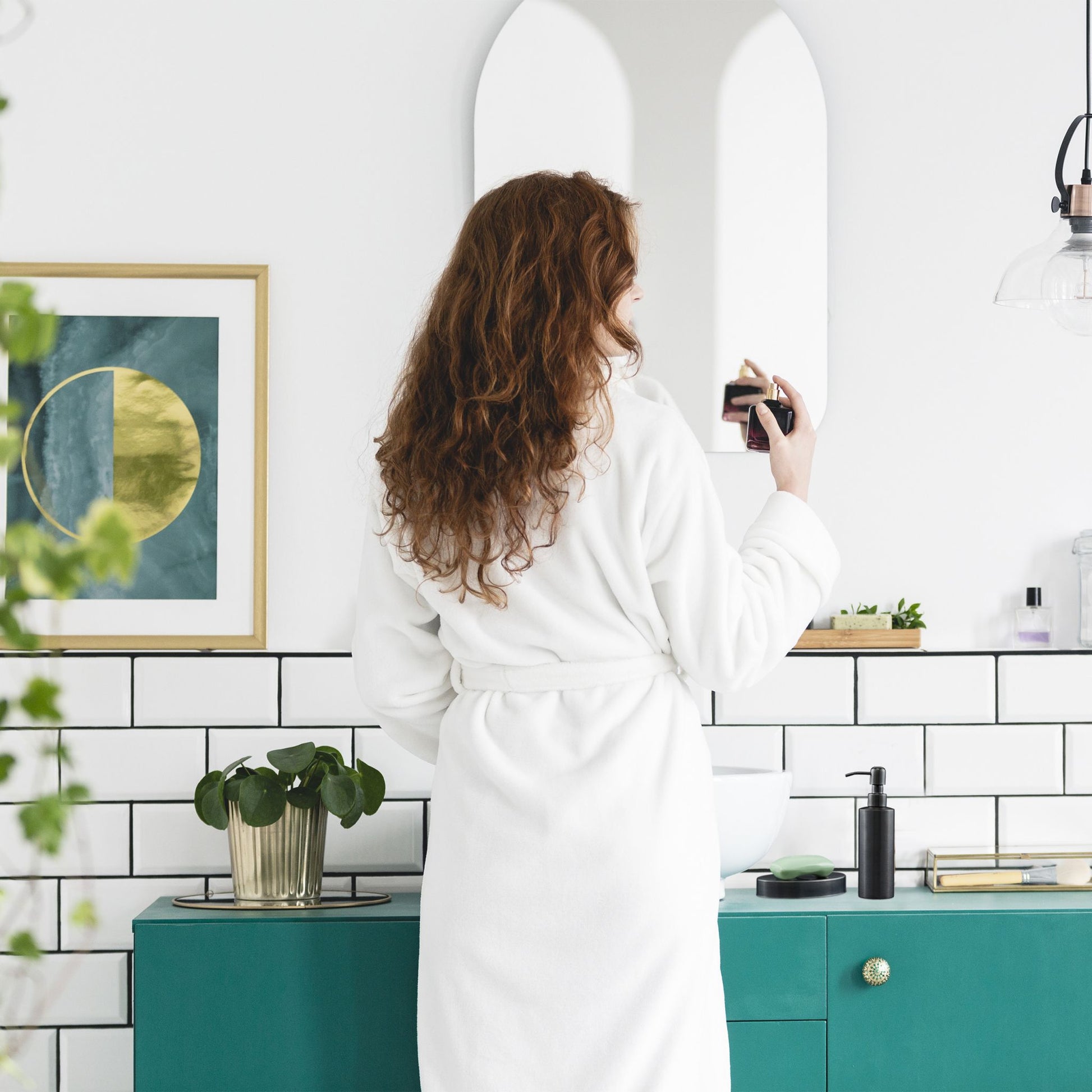 Badezimmer-Set 5-tlg. Anthrazit von Relaxdays