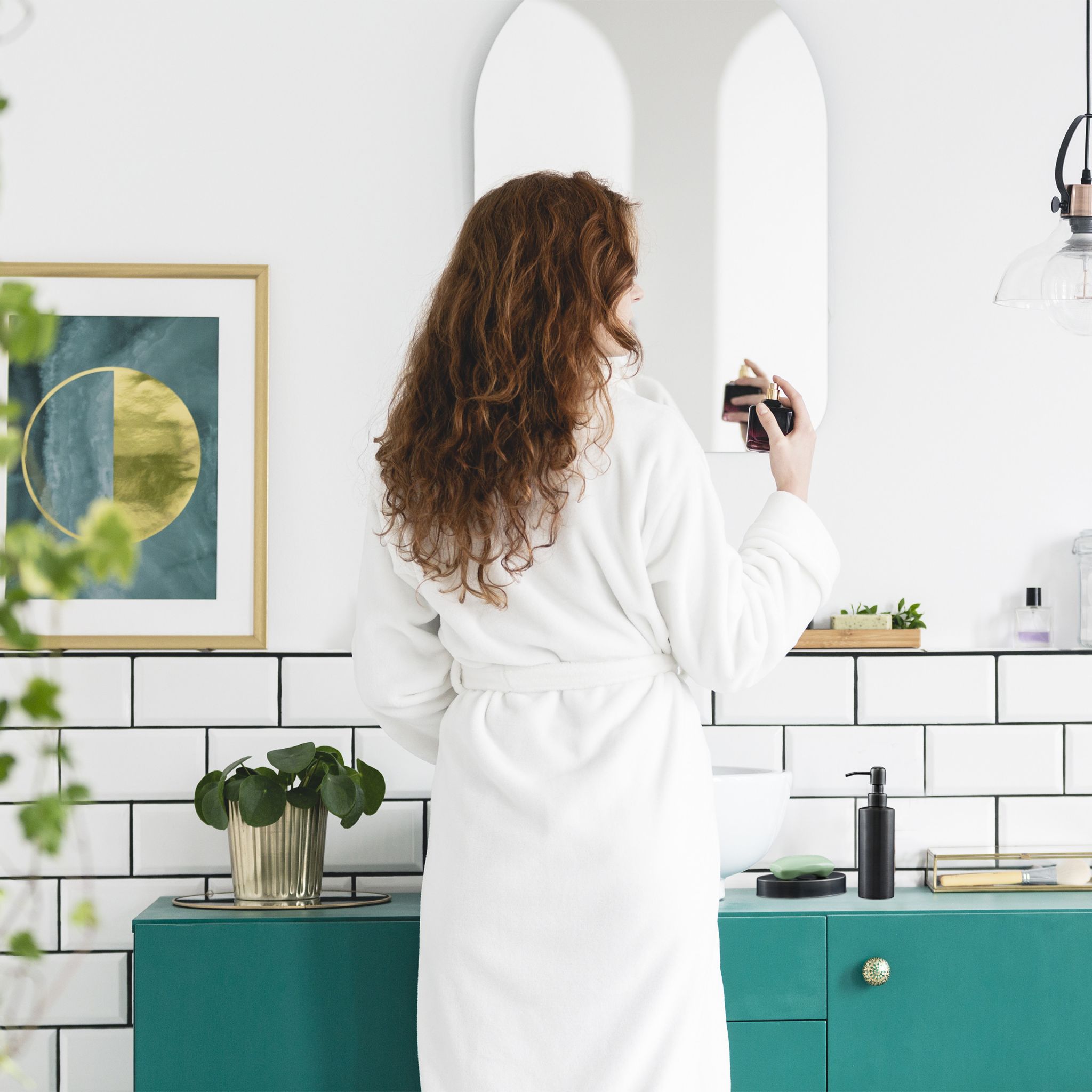 Badezimmer-Set 5-tlg. Anthrazit von Relaxdays
