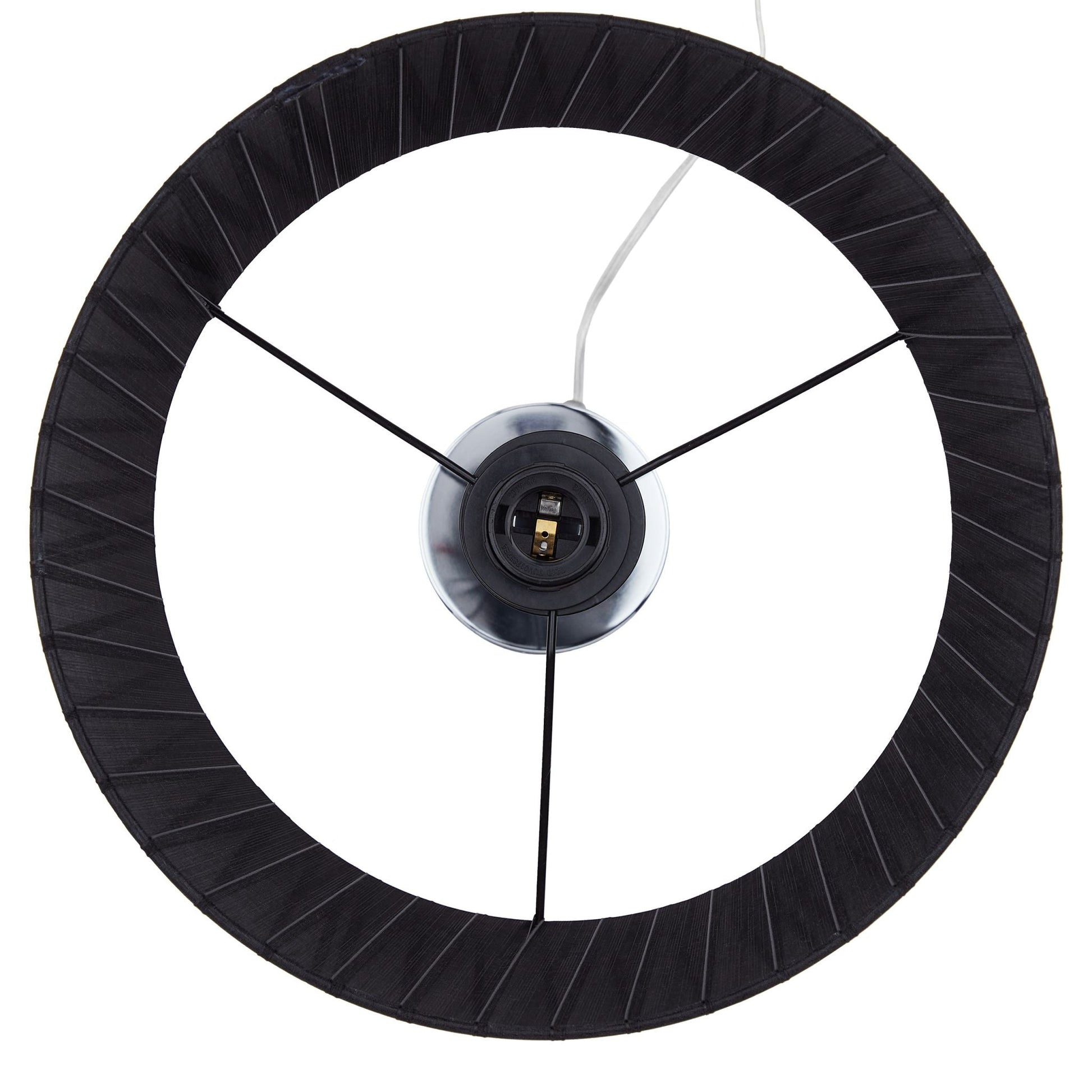 Tischlampe Kristall Schwarz-Silber von Relaxdays