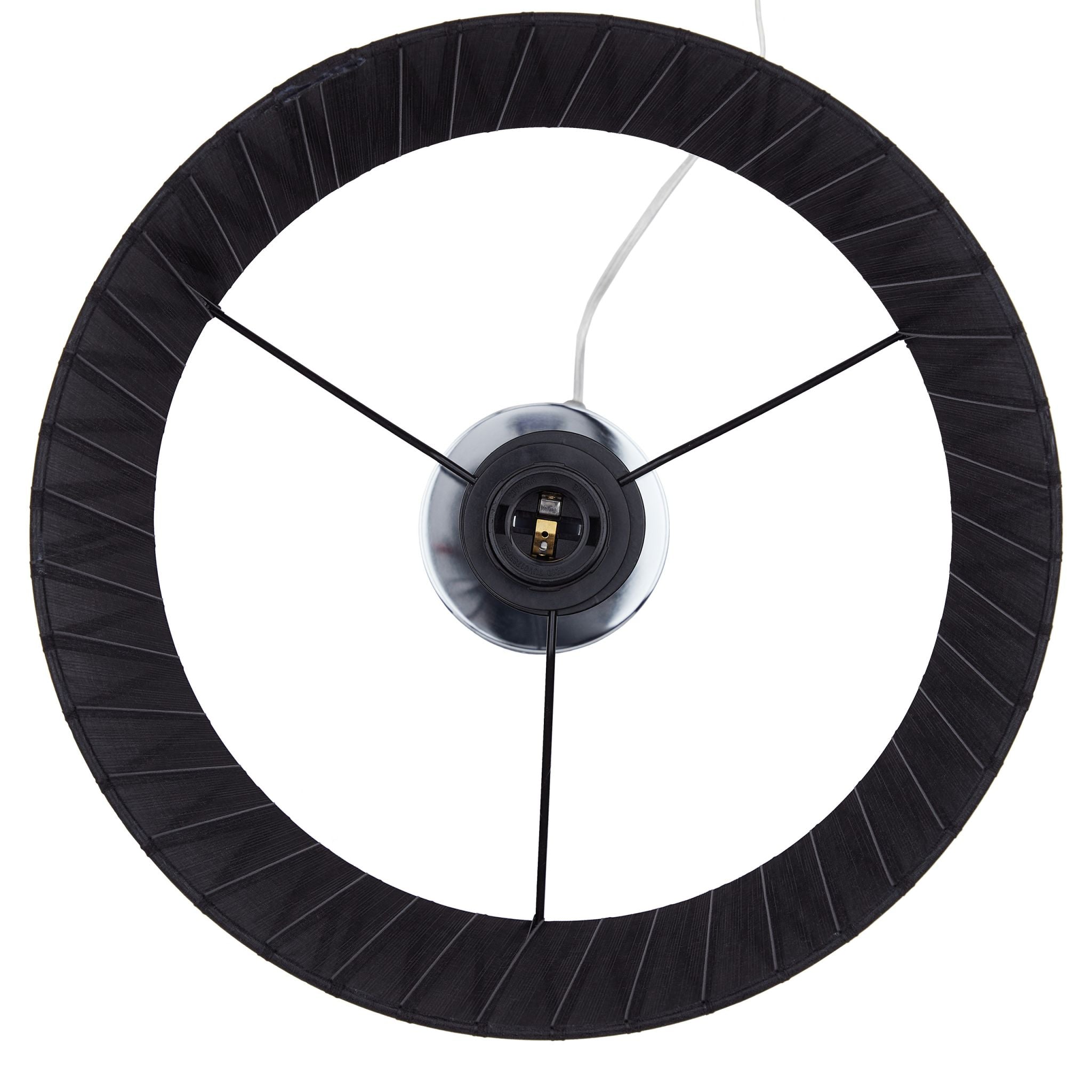 Tischlampe Kristall Schwarz-Silber von Relaxdays
