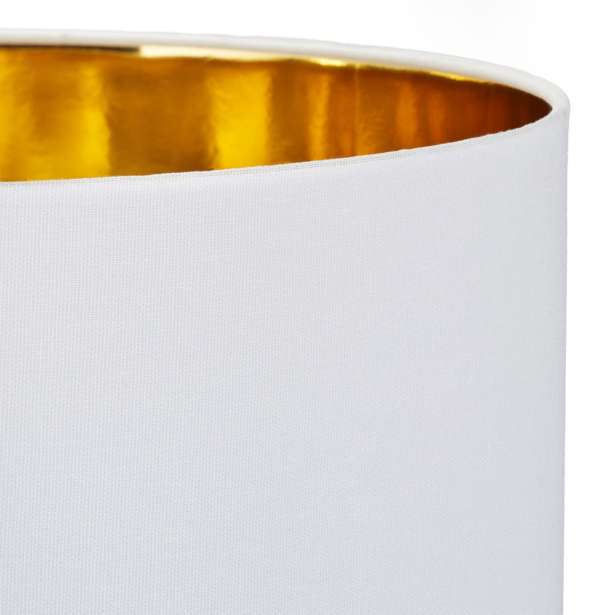 Dreibein Stehlampe in Weiss & Gold Weiss-Gold von Relaxdays