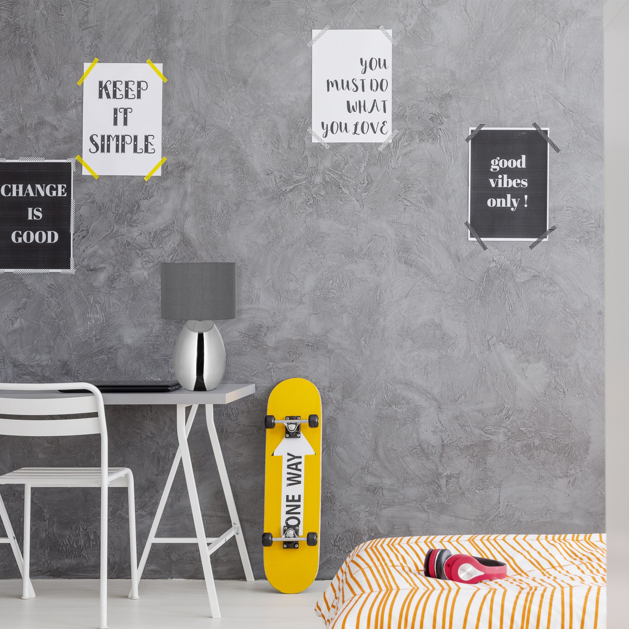 Nachttischlampe mit Touch silber Silber-Grau von Relaxdays