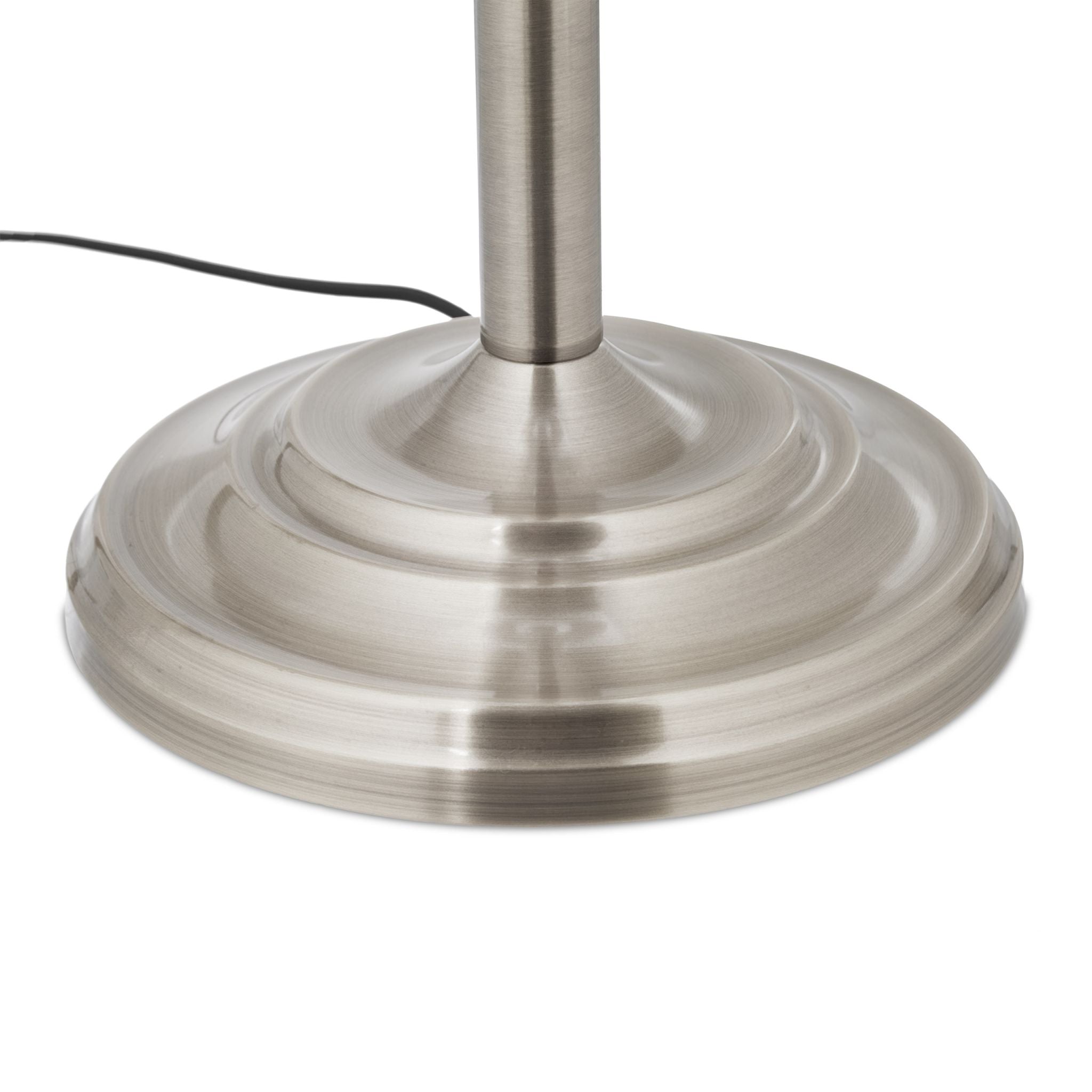 Stehlampe antik Weiss-Silber von Relaxdays
