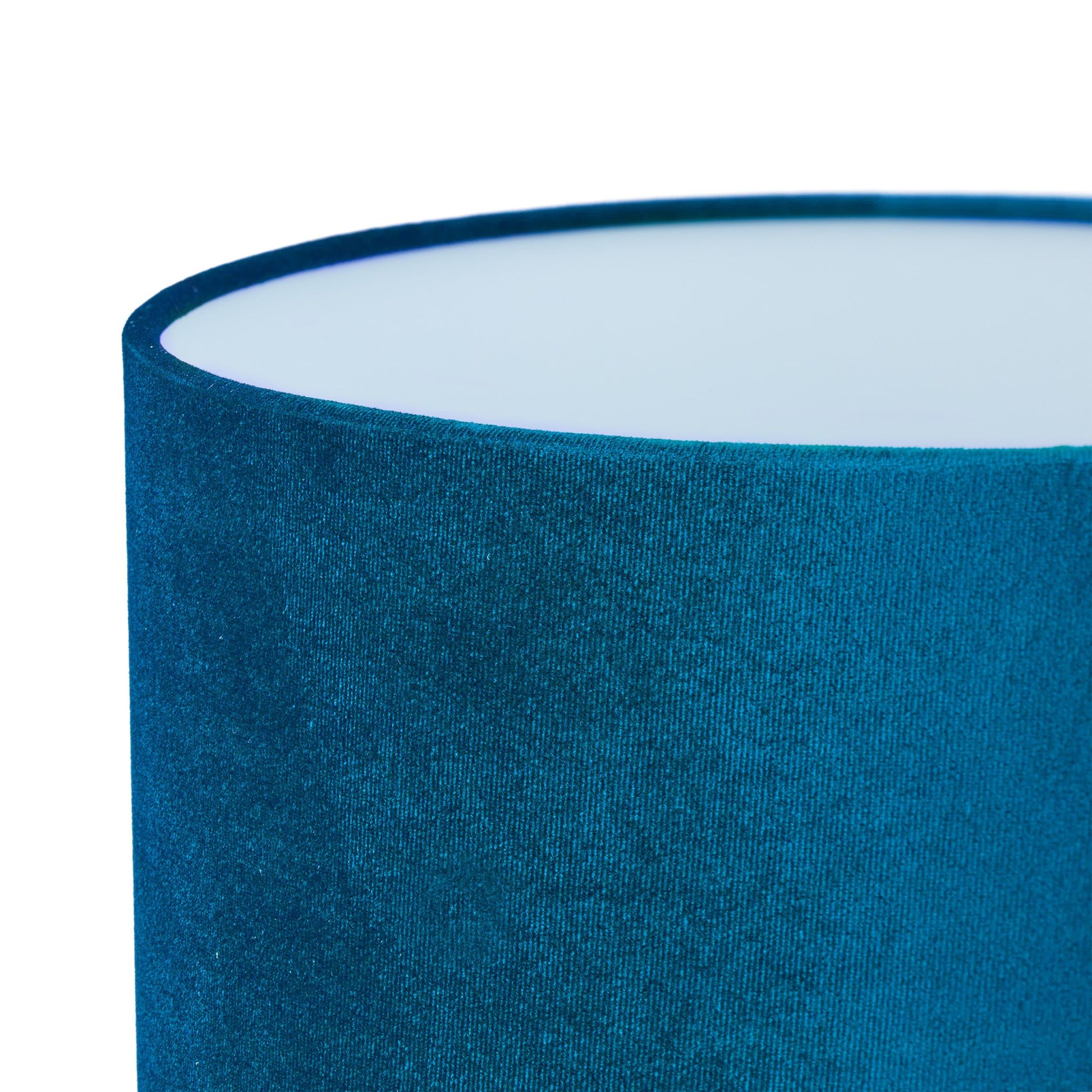Tischlampe Kristall und Samt in Blau Blau-Silber-Transparent von Relaxdays