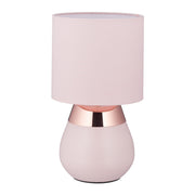 Nachttischlampe mit Touch Rosa von Relaxdays