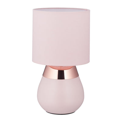 Nachttischlampe mit Touch Rosa