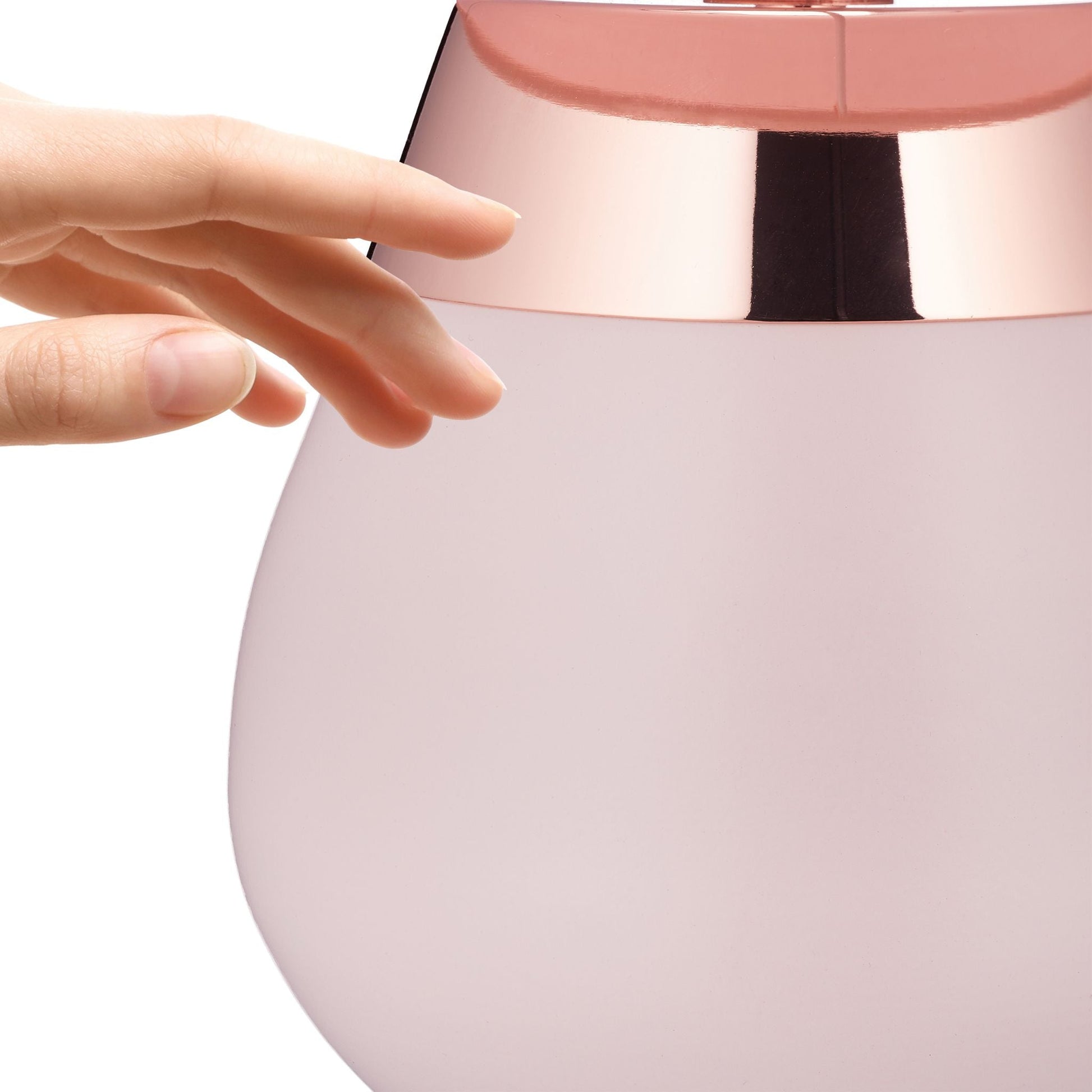 Nachttischlampe mit Touch Rosa von Relaxdays