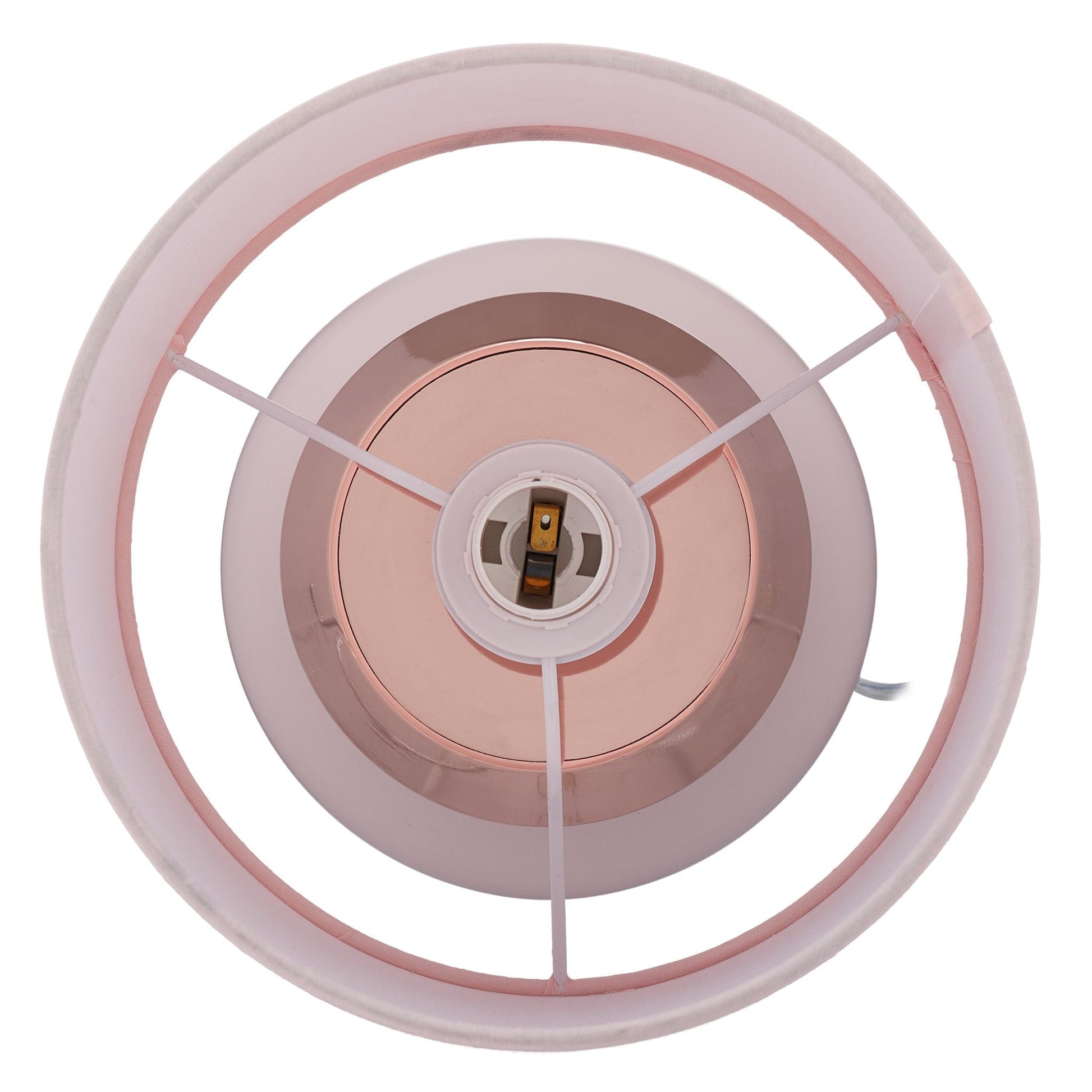 Nachttischlampe mit Touch Rosa von Relaxdays