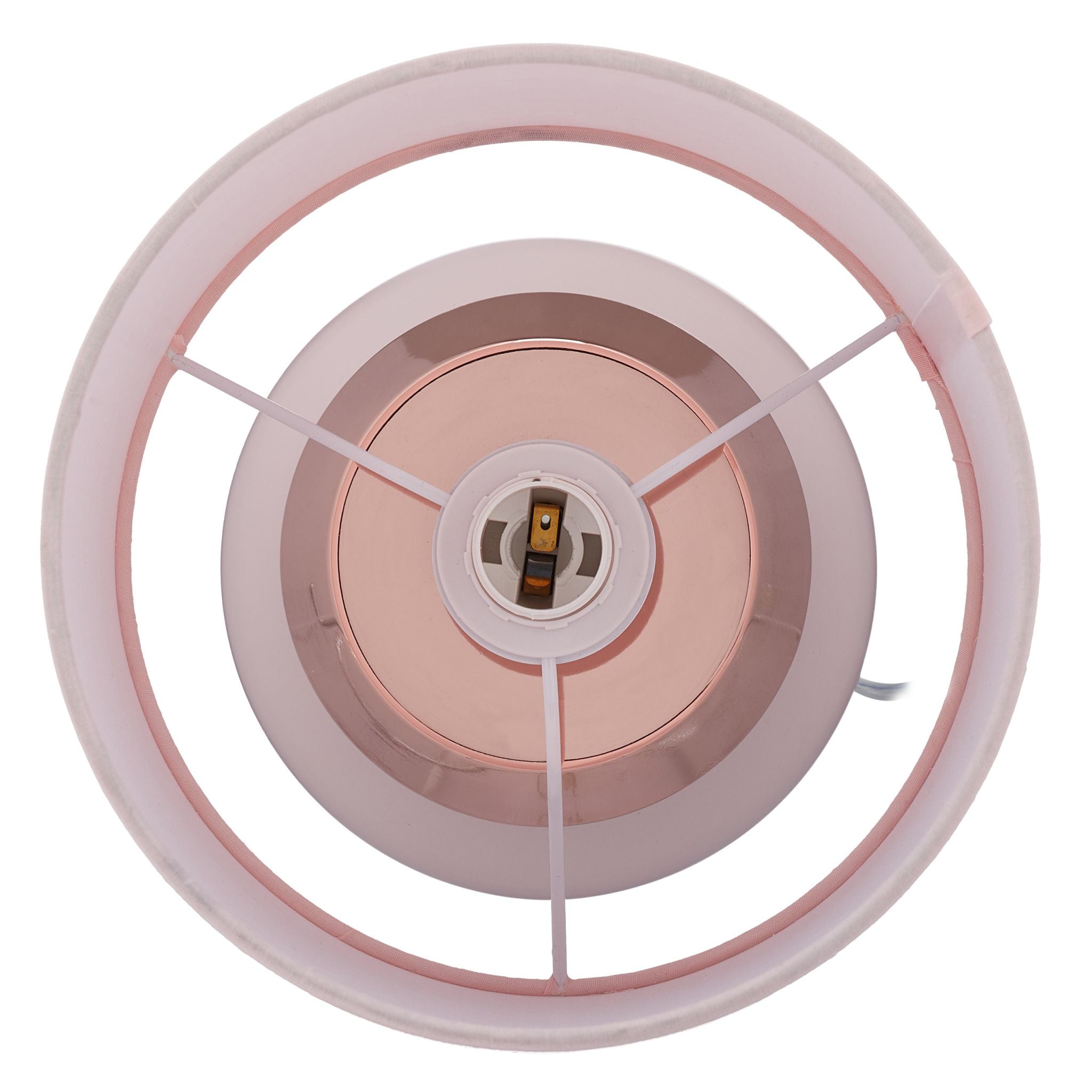 Nachttischlampe mit Touch Rosa von Relaxdays