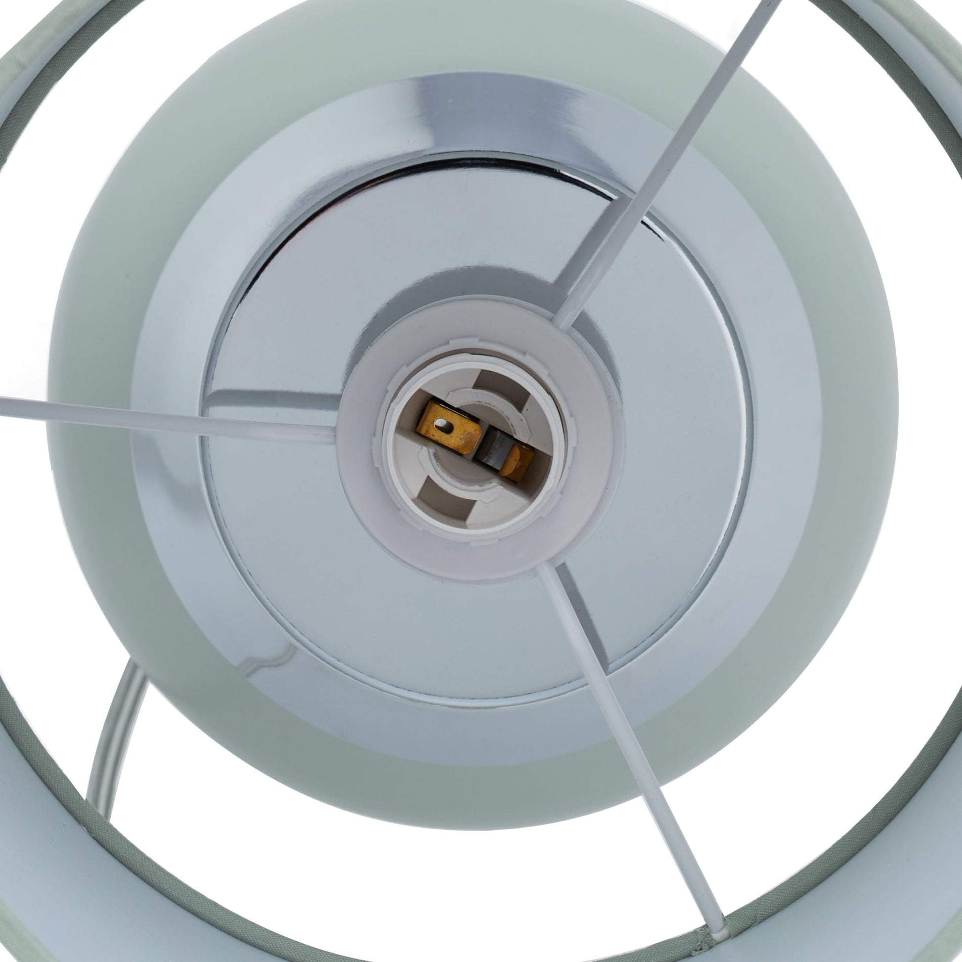 Nachttischlampe Touch in Grün Grün-Silber von Relaxdays