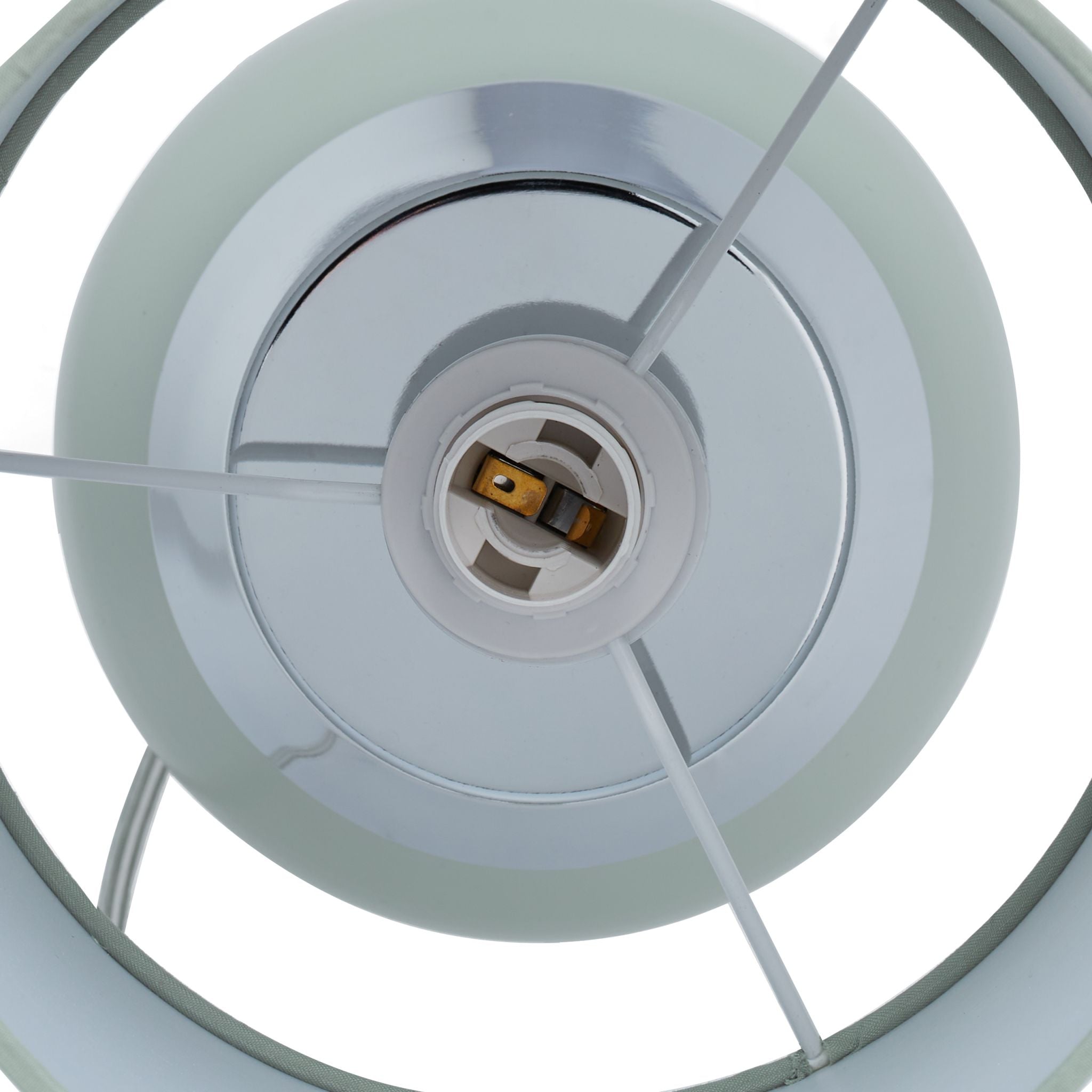 Nachttischlampe Touch in Grün Grün-Silber von Relaxdays