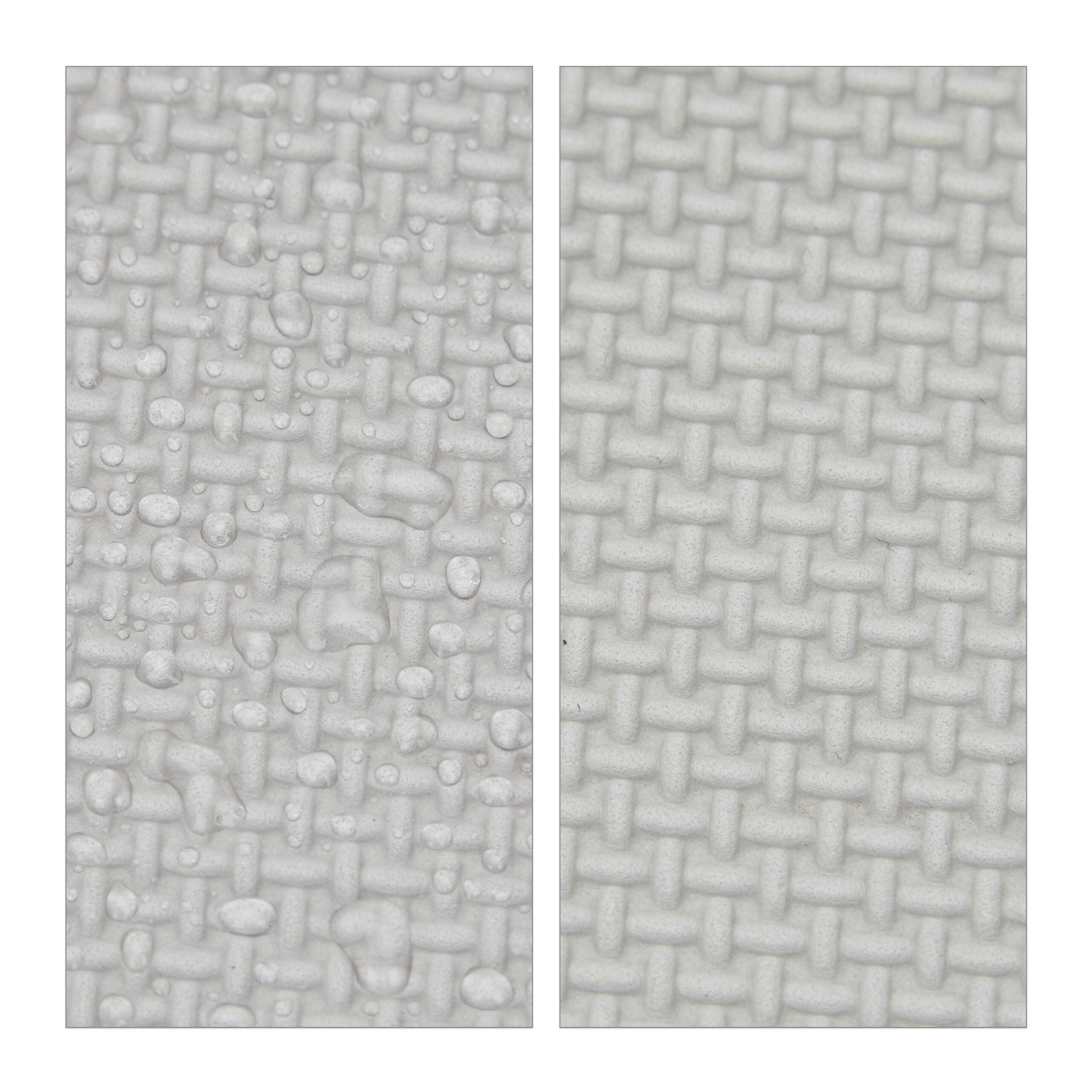 Puzzlematte Sterne hellgrau Weiss-Grau von Relaxdays