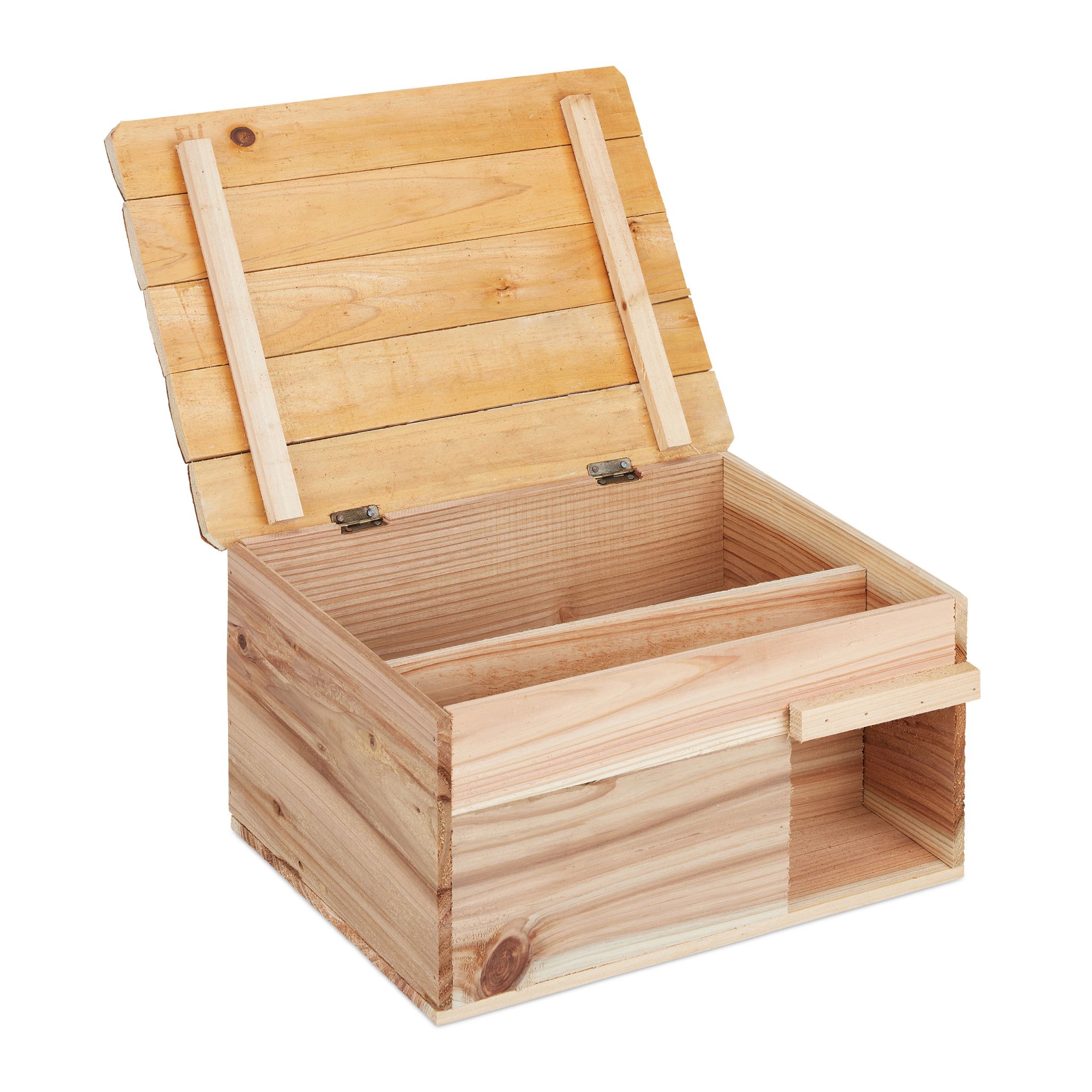 Igelhaus mit Boden Braun-Hellbraun von Relaxdays