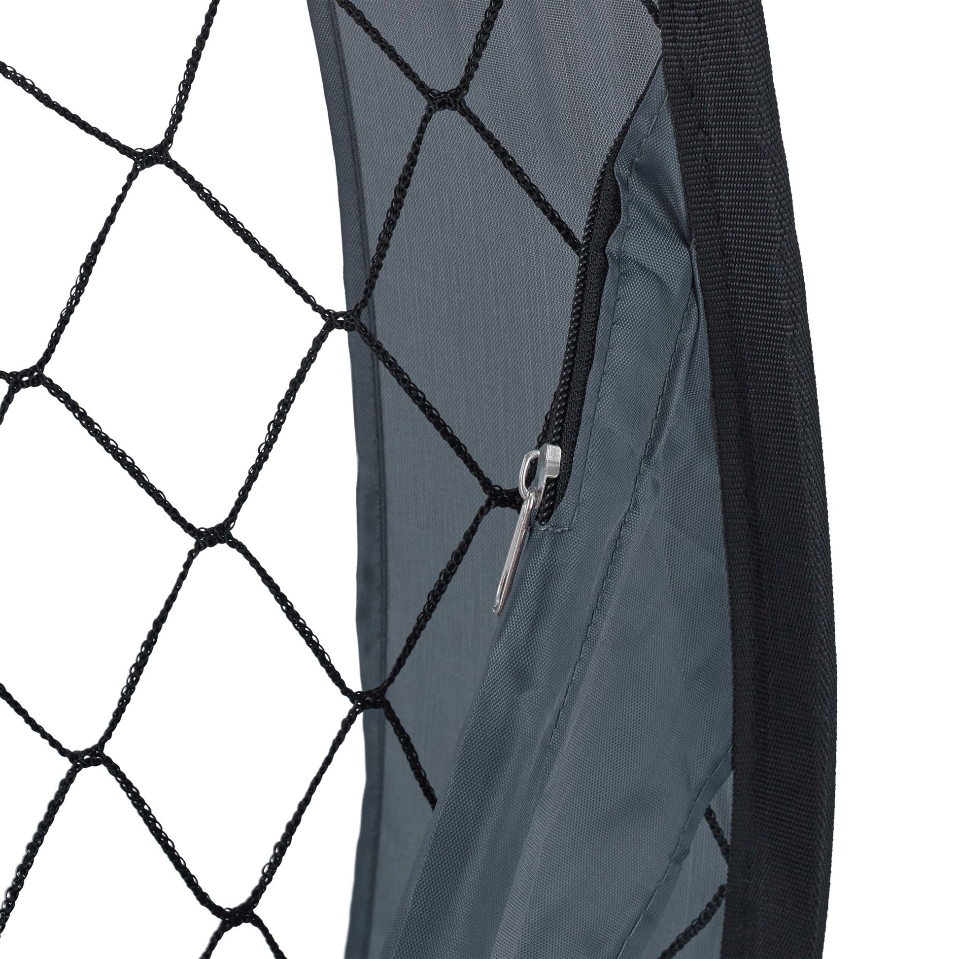Fussballtore Pop-Up 2er-Set Schwarz-Grau von Relaxdays