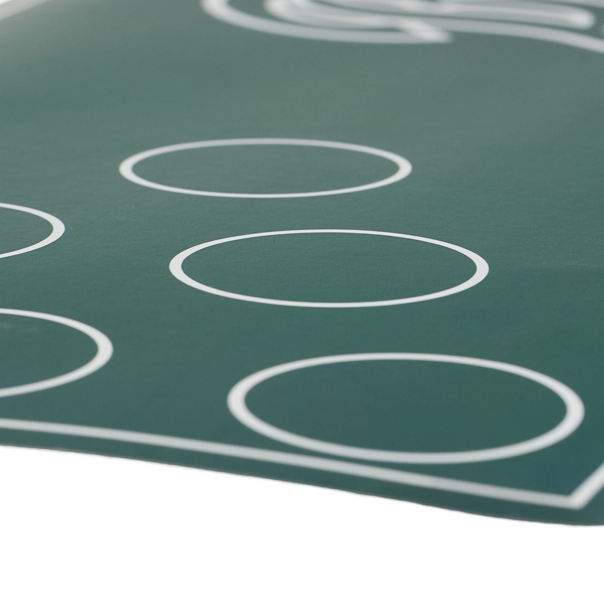 Mini Beer Pong Weiss-Dunkelgrün-Transparent von Relaxdays